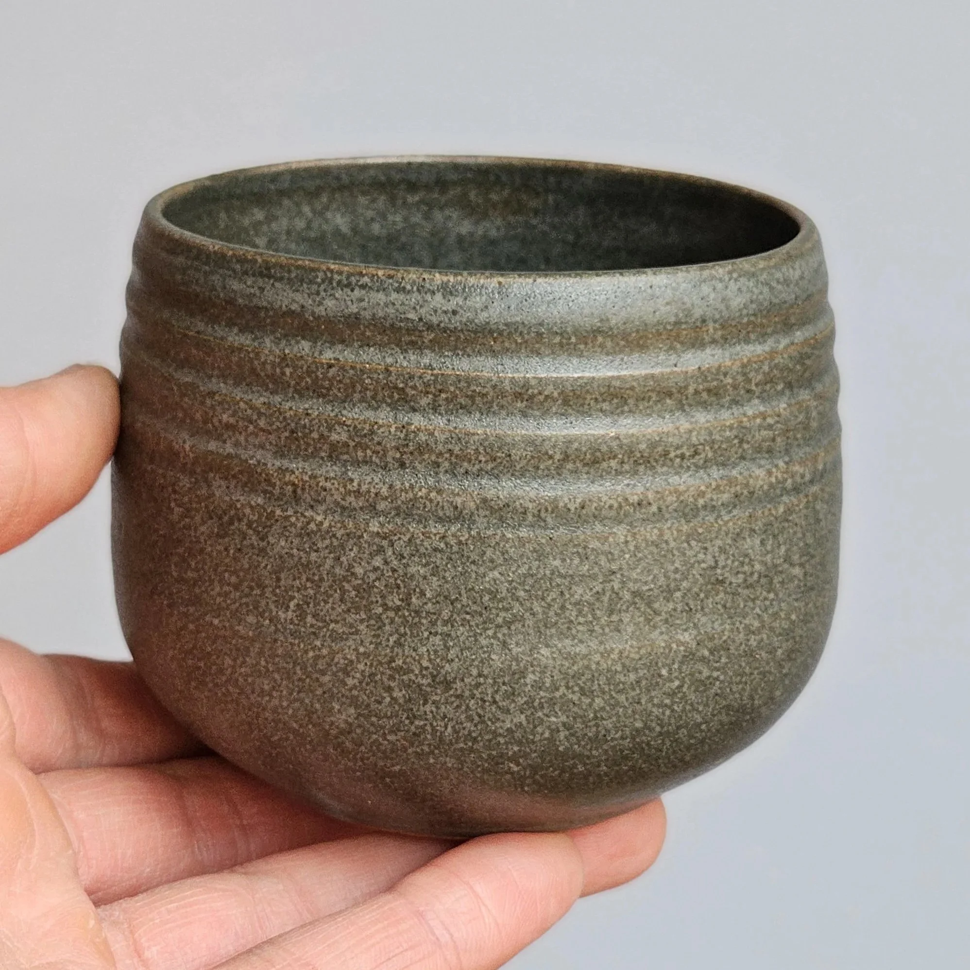 handmade pottery coffee cup