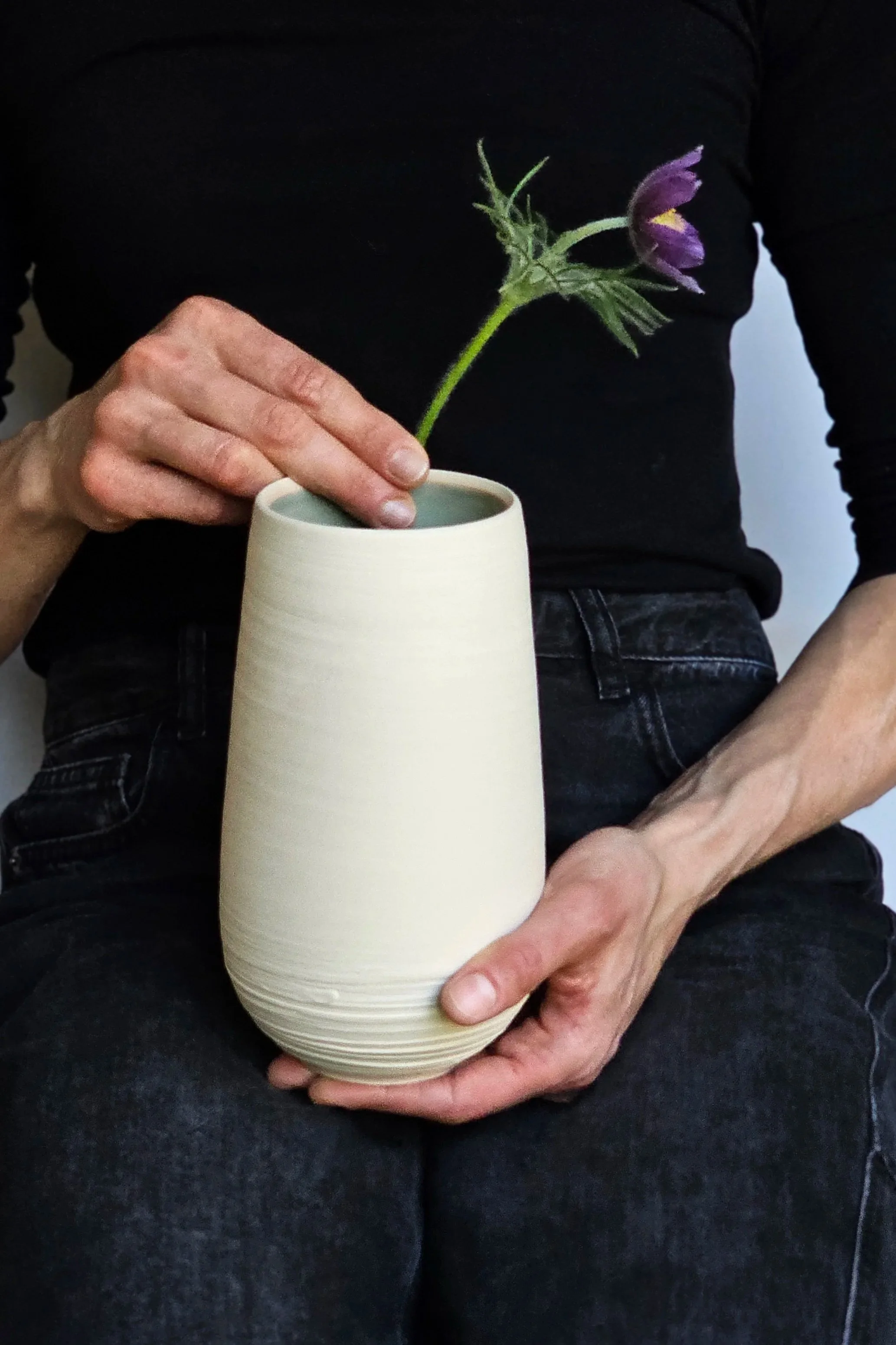 Tall Vase #2 - Almost Celadon