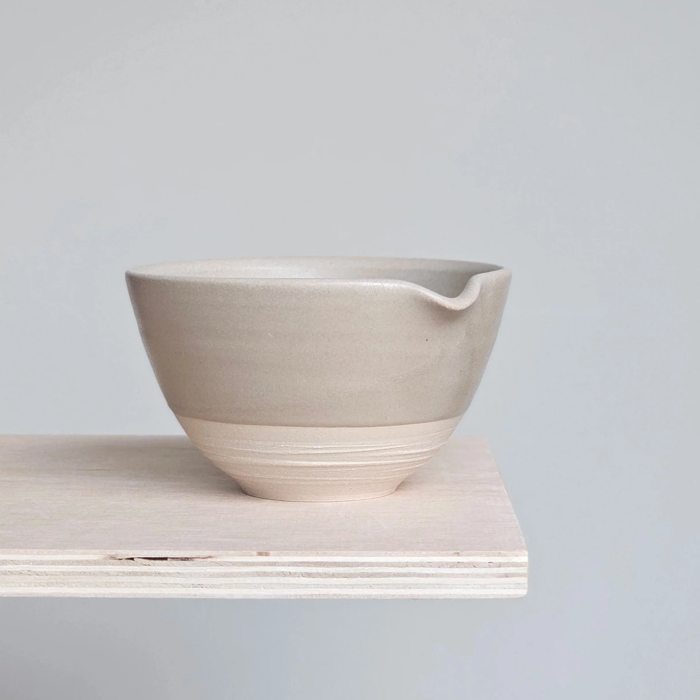Handmade pouring bowl unique pottery gift