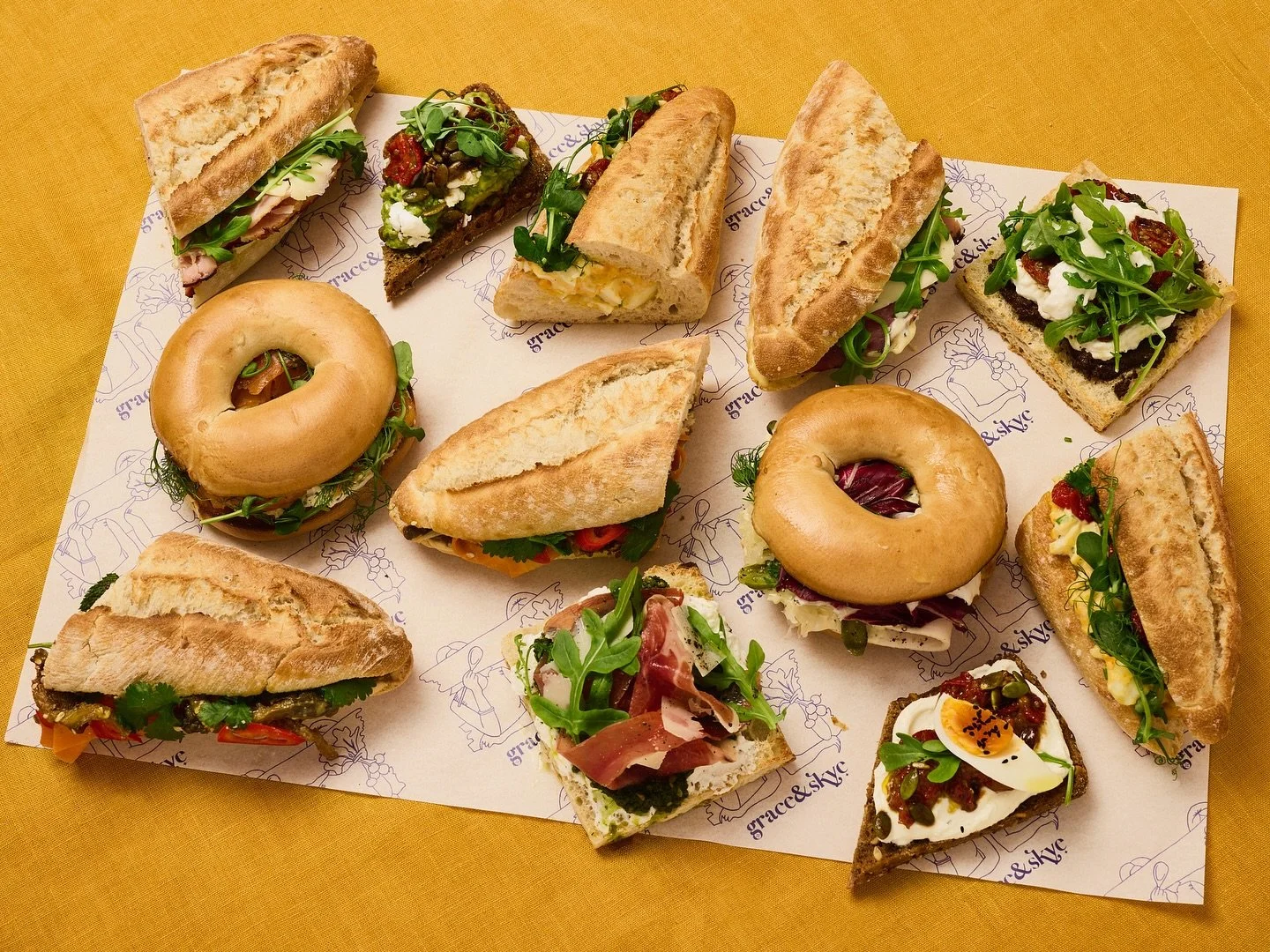 Take your lunch break to the next level with our expertly crafted sandwiches for corporate clients. Don't miss our new crispy oyster mushroom bánh mì, featuring vegan mayo, fresh herbs, and a kick of sriracha π₯
#corporatecatering 
#co