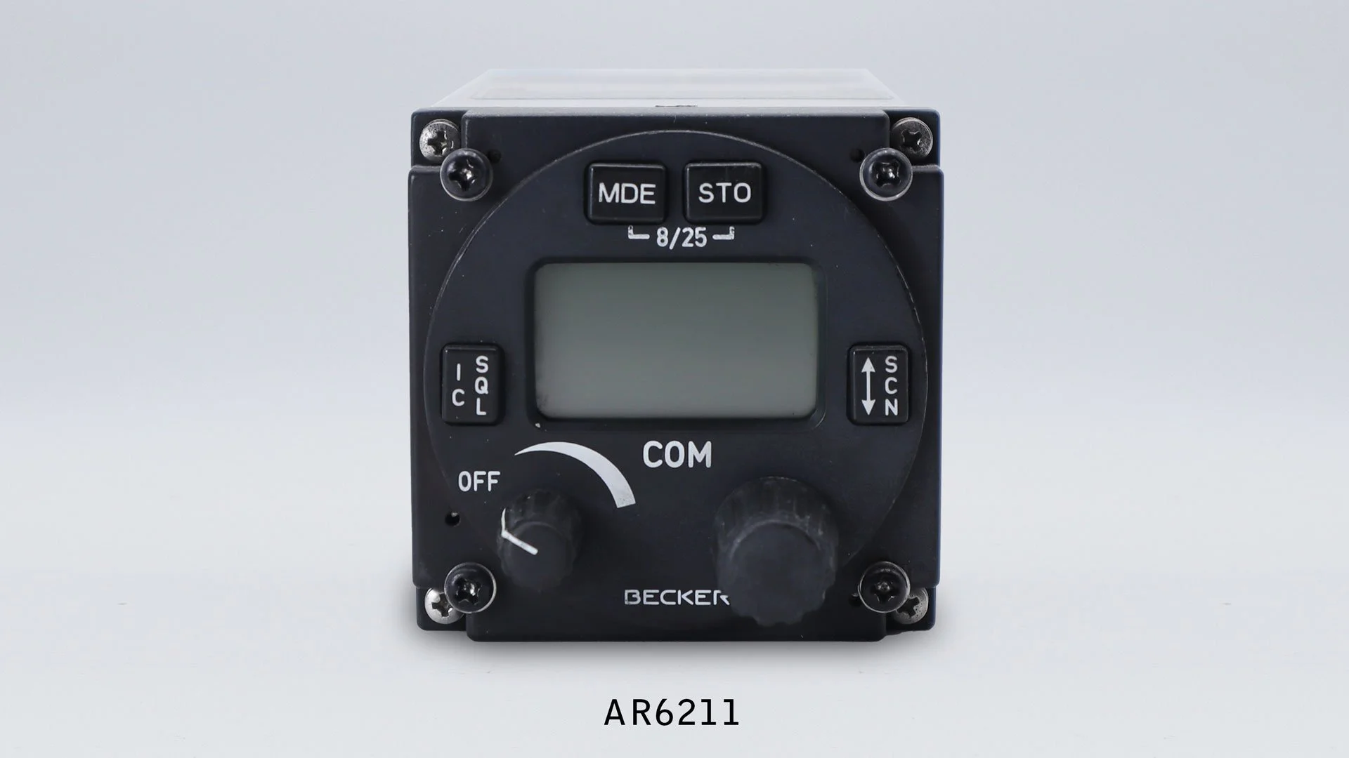 AR6211 VHF Transceiver front view.
