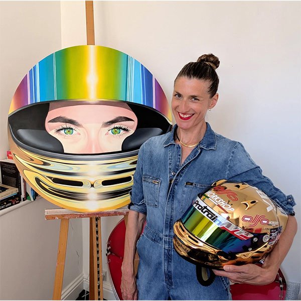  Medium : Oil on wood panel  Dimensions : Circular with 90cm diameter