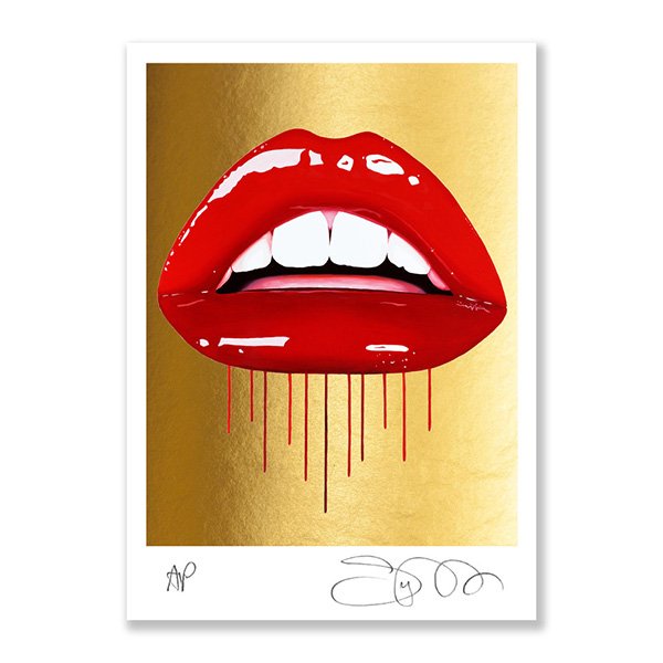 DECADENCE RED WITH GOLD LEAF