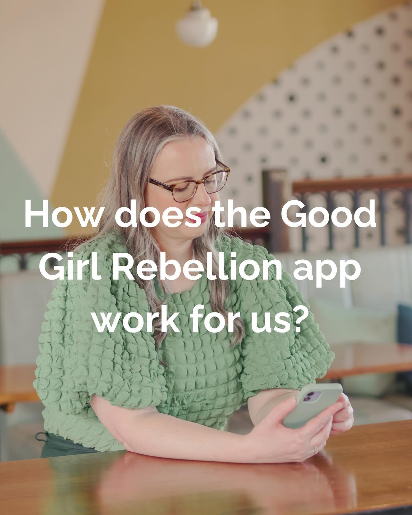 Why is the Good Girl Rebellion app life-changing?

Because it is designed especially for your personality to make growing your business feel natural. 

What we need is two things:

1. To do something every workday to grow our business and get momentu