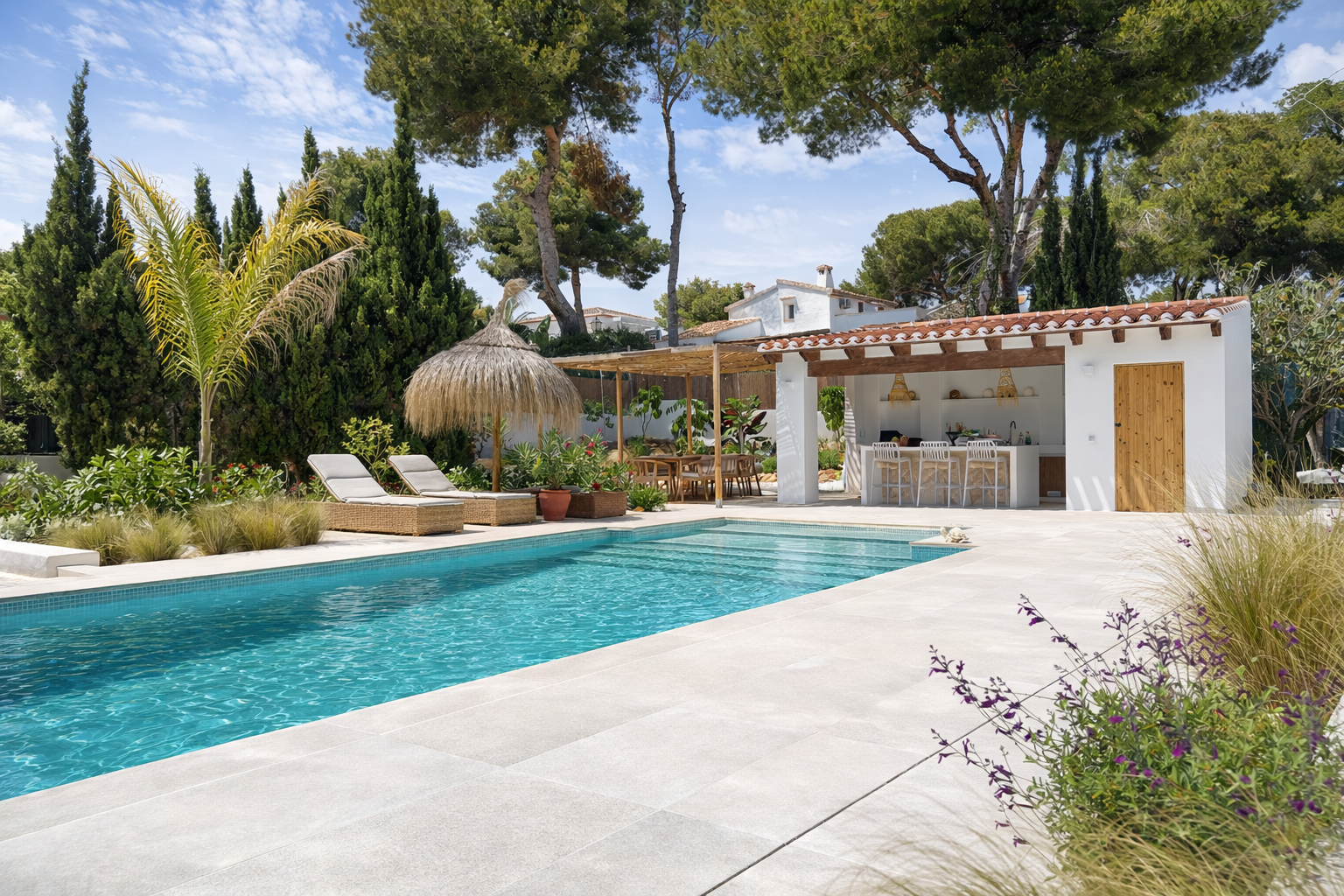 luxury villa gardens costa blanca