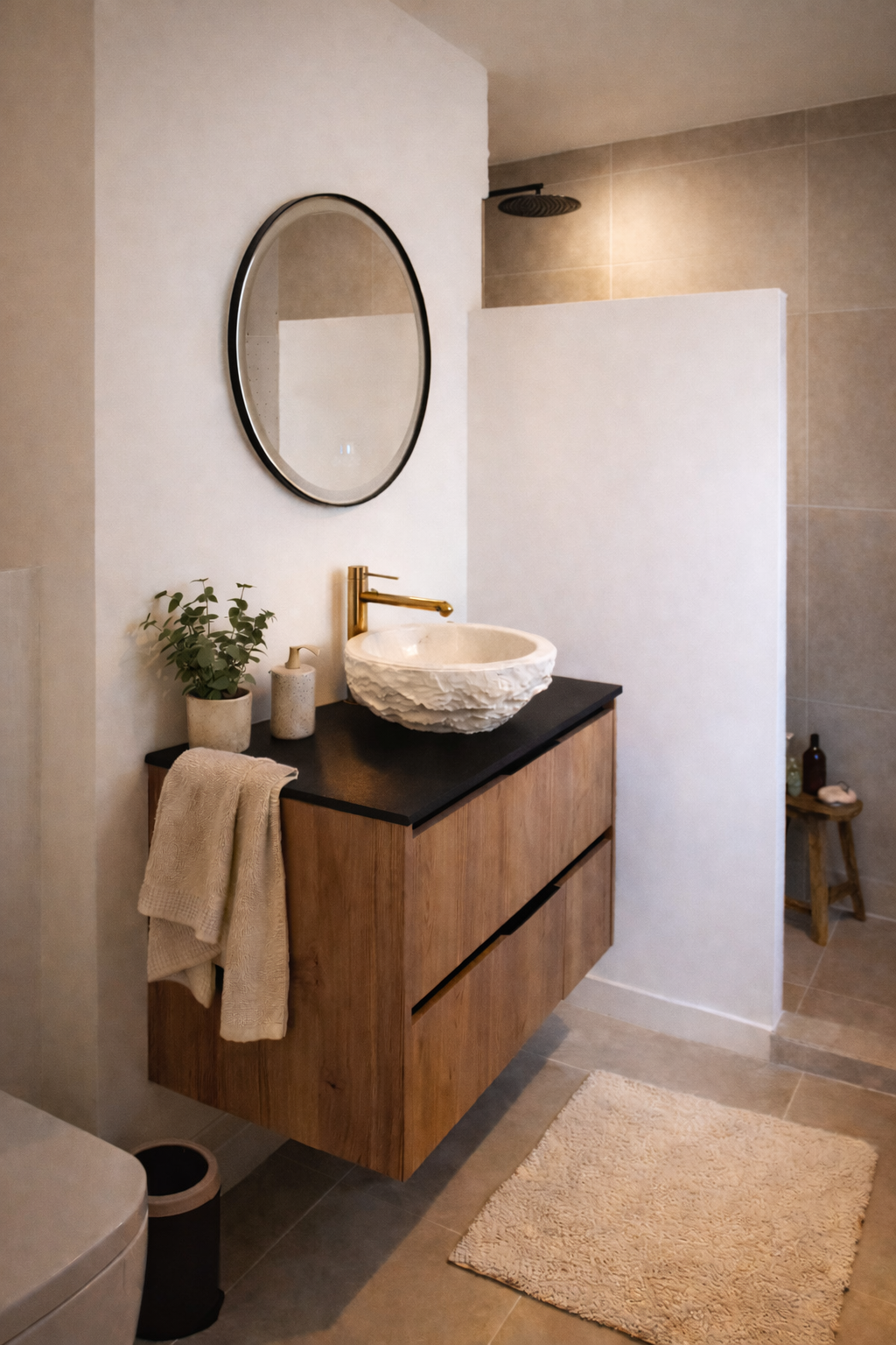 Ibiza-style villa renovation in Javea with natural stone and Mediterranean architecture