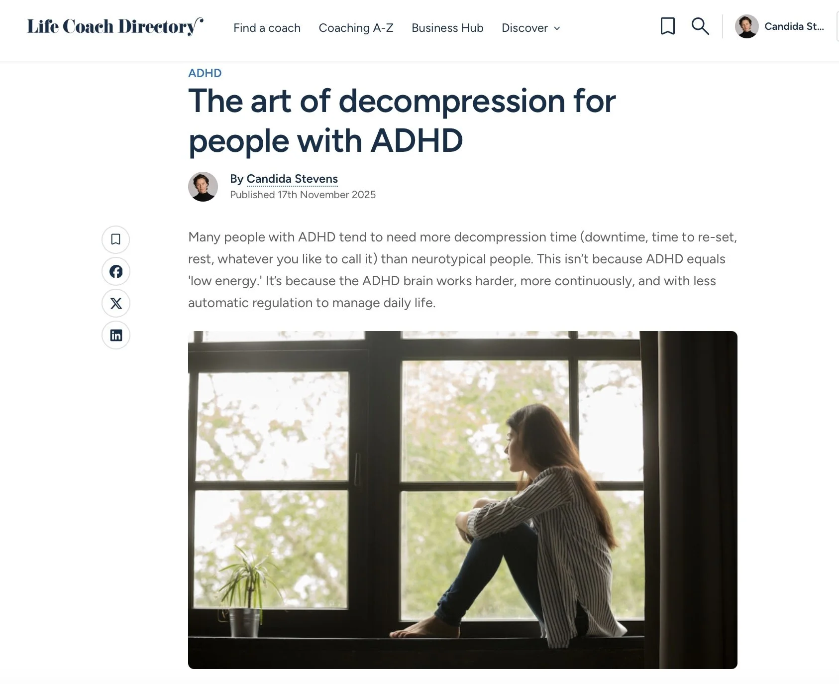 The art of decompression for people with ADHD