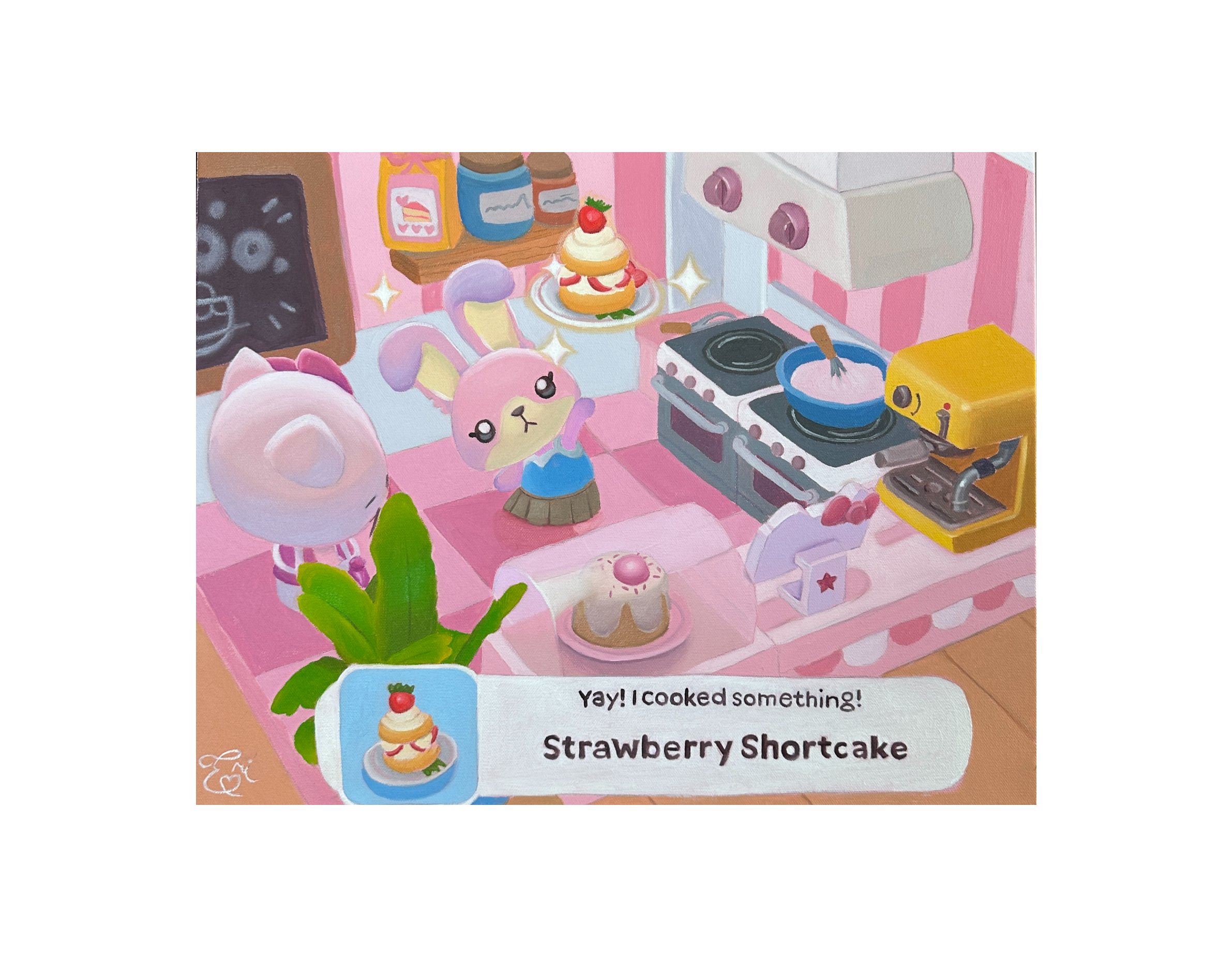 Hello Kitty Island Adventure- ORIGINAL PAINTING