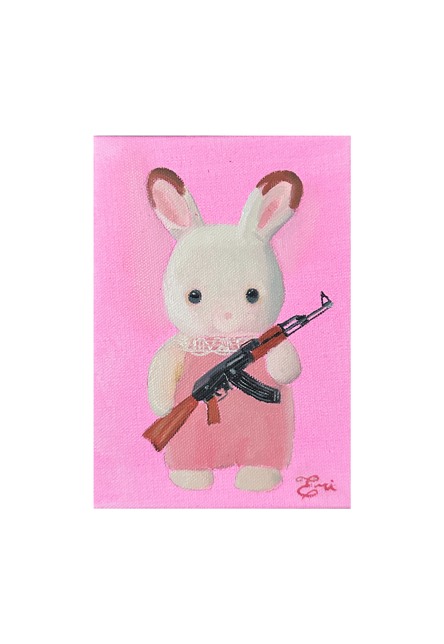 Cute But Deadly (#1)- MINI ORIGINAL PAINTING