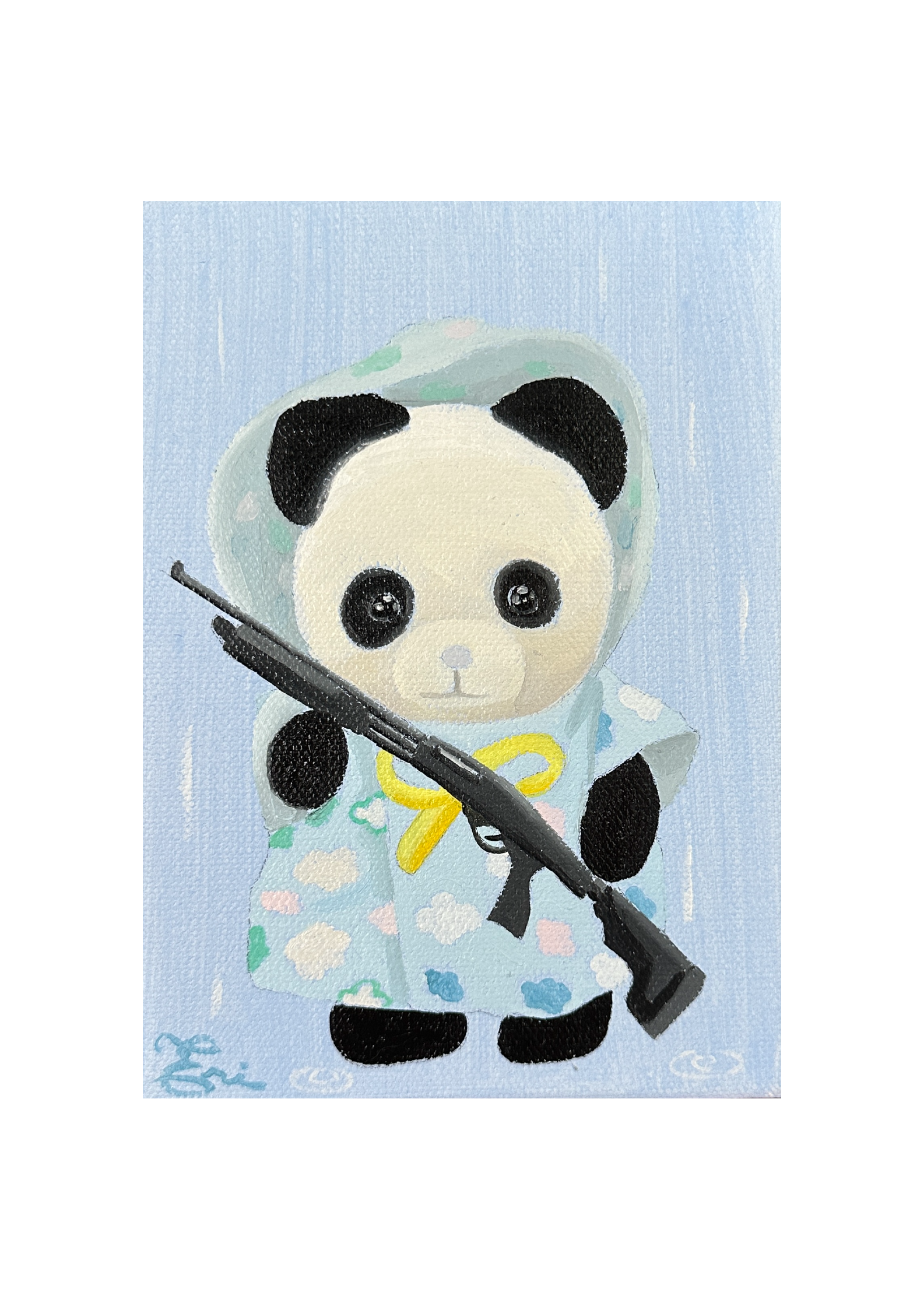 Cute but Deadly 32- MINI ORIGINAL PAINTING