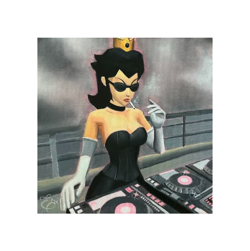 Techno Princess- ORIGINAL PAINTING