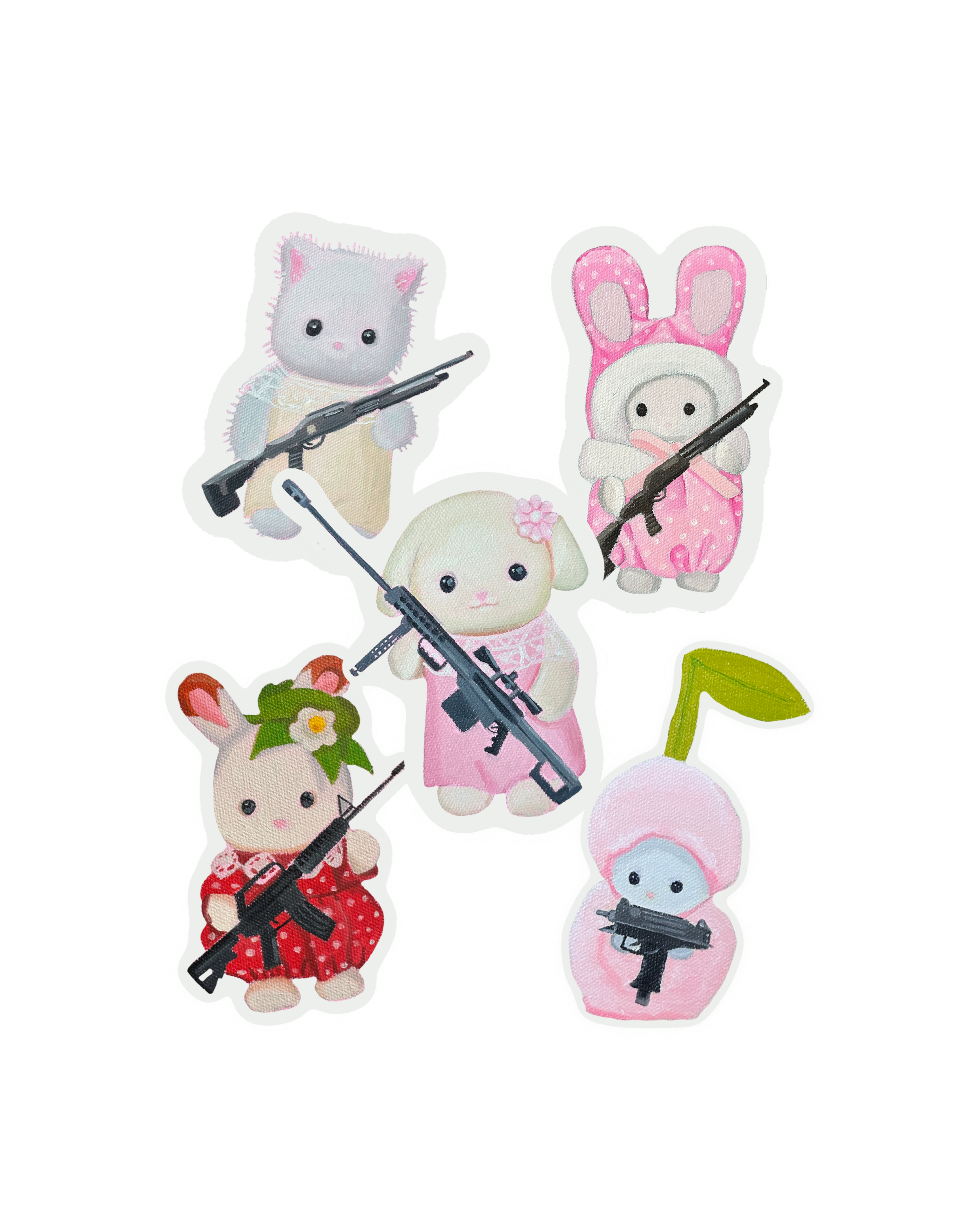 Cute but Deadly- JUMBO STICKER PACK