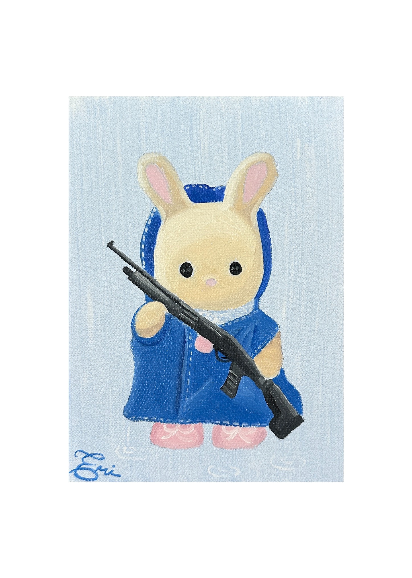 Cute but Deadly 28- MINI ORIGINAL PAINTING