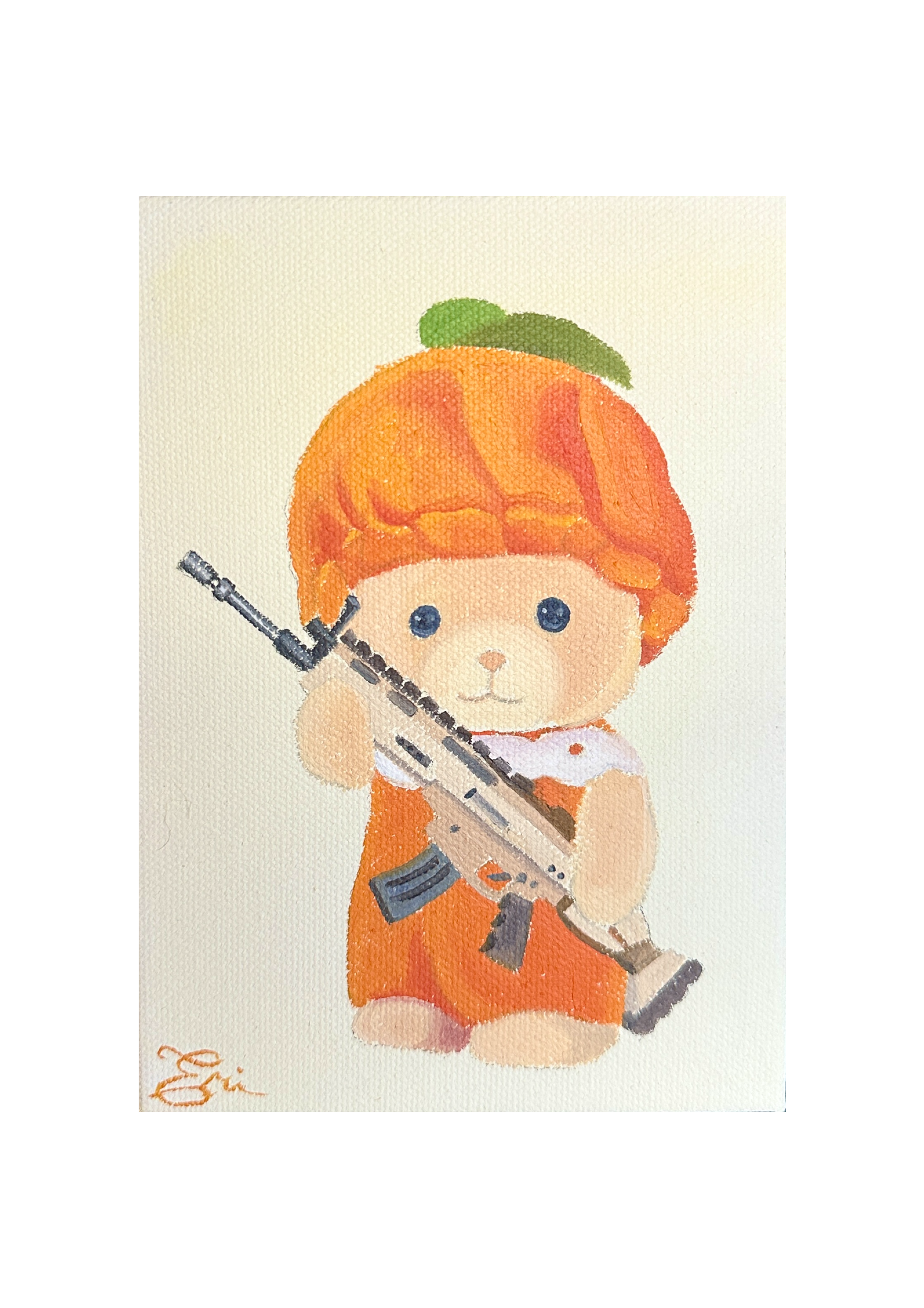Cute but Deadly 39- MINI ORIGINAL PAINTING