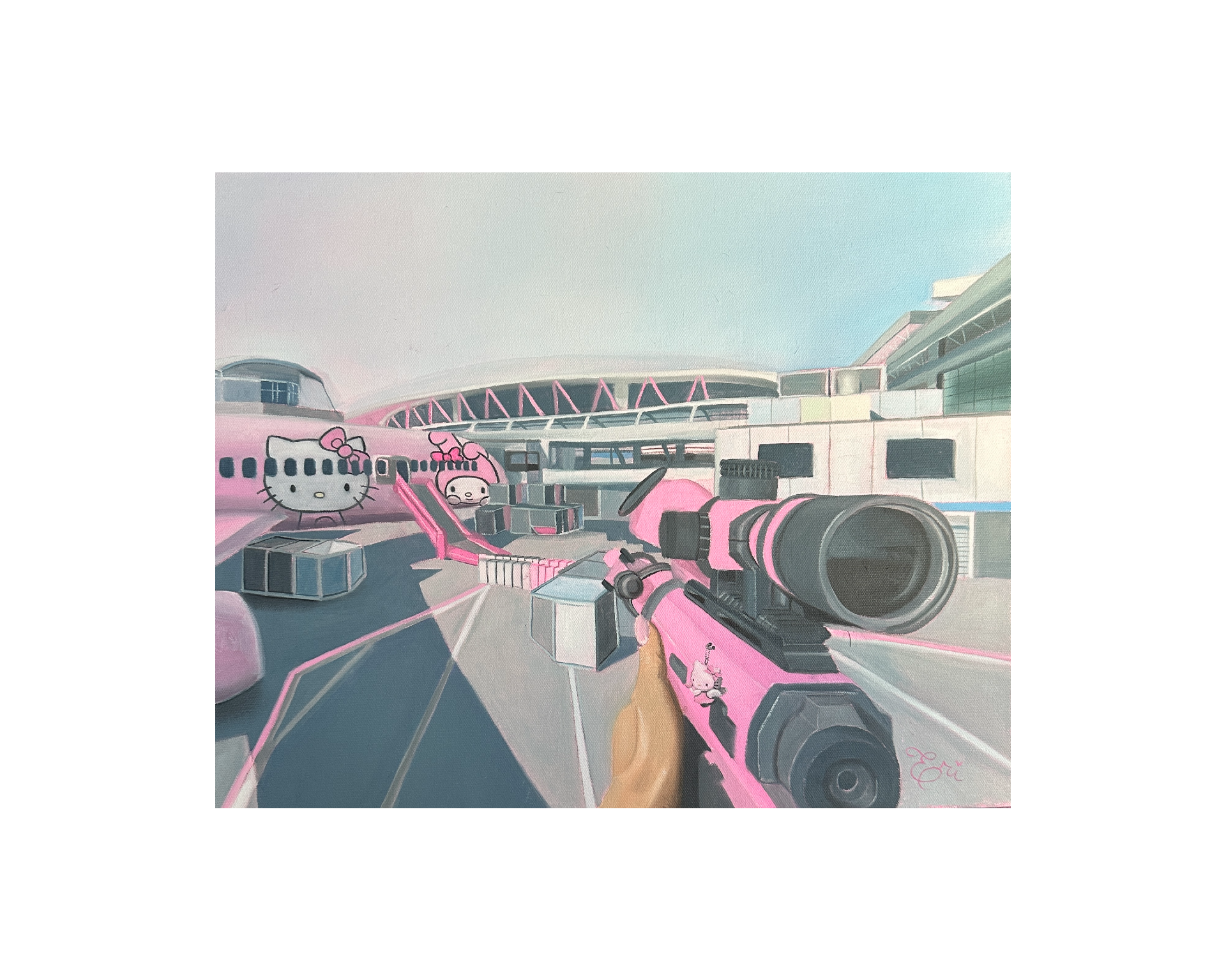 Terminal- ORIGINAL PAINTING