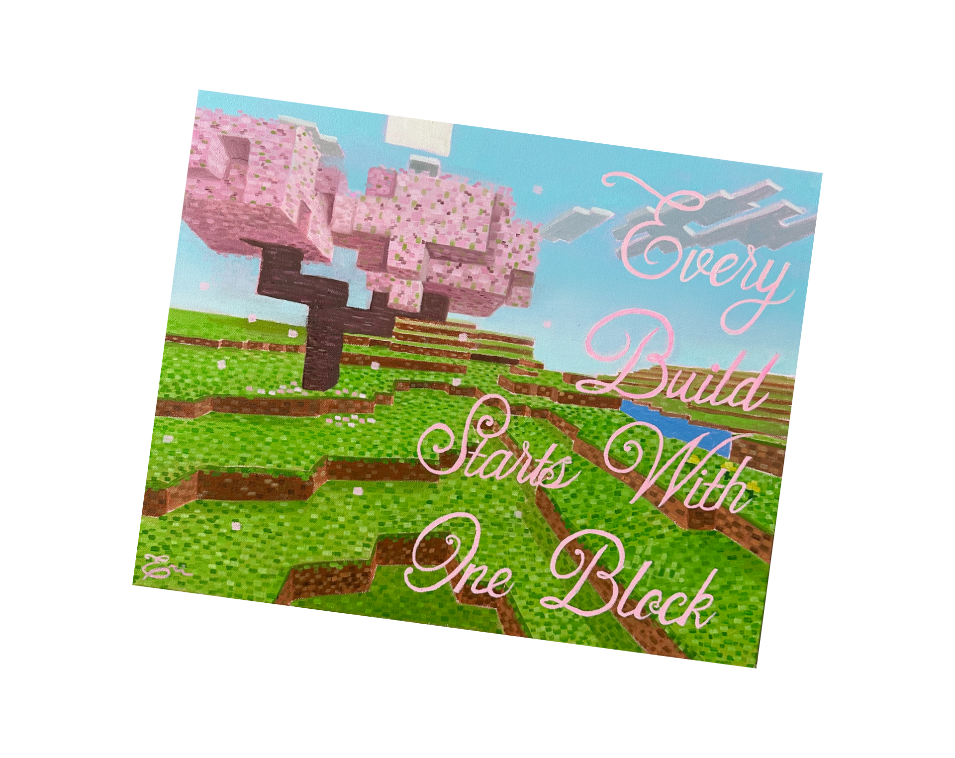 Inspirational Minecraft- PRE-ORDER POSTER
