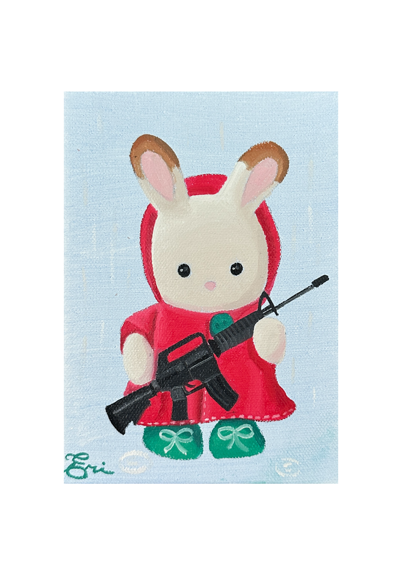 Cute but Deadly 30- MINI ORIGINAL PAINTING