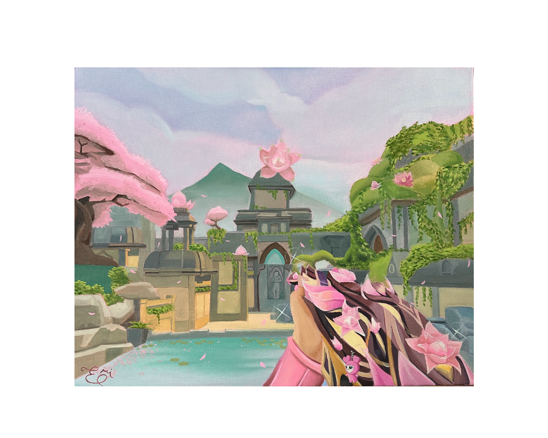 Lotus- ORIGINAL PAINTING