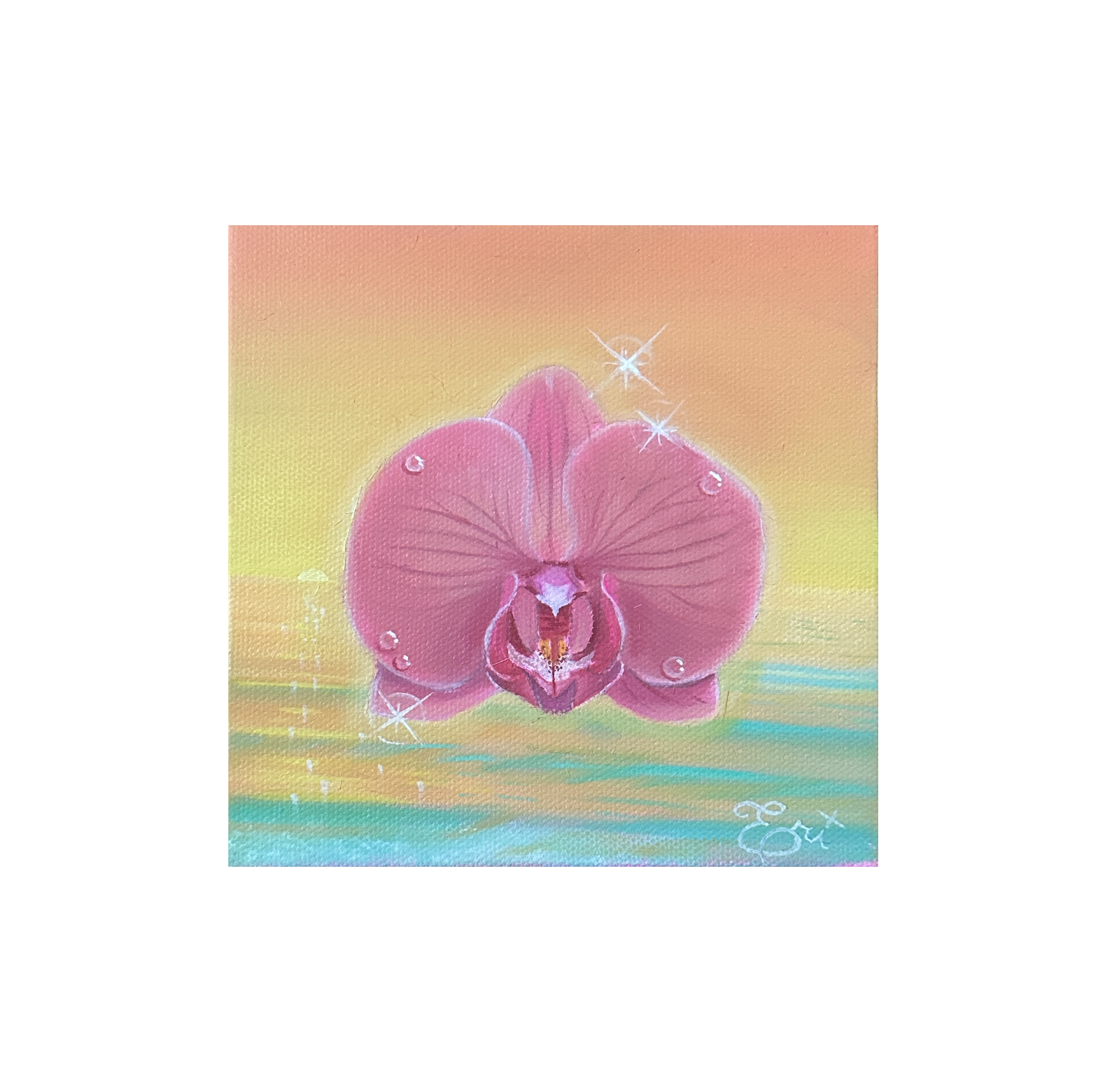 Mini Orchid- ORIGINAL PAINTING