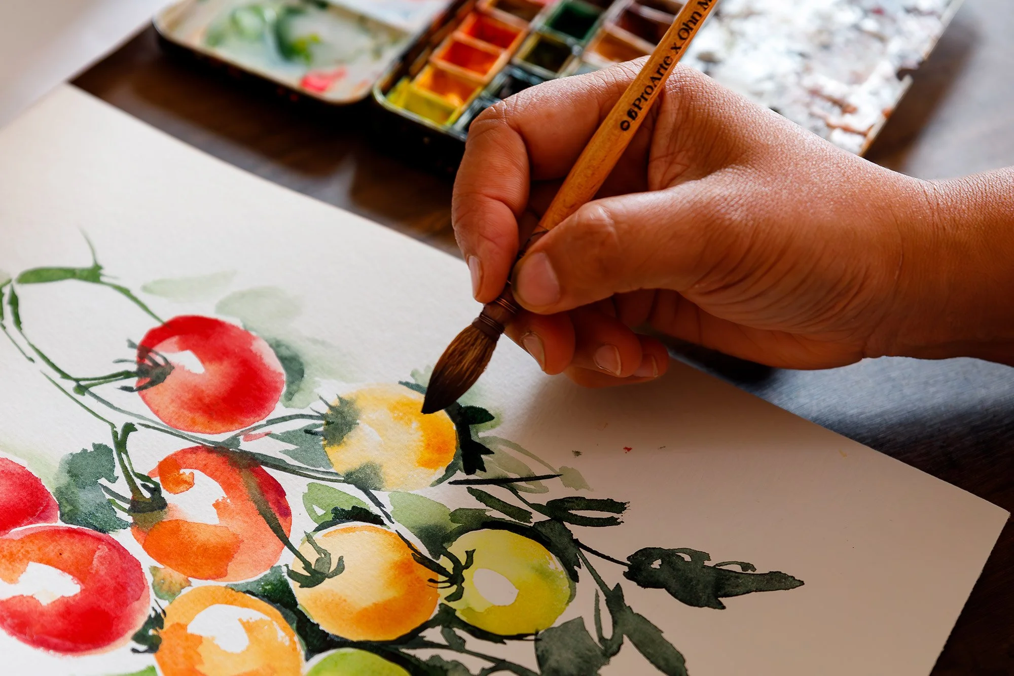 Watercolour made simple: A beginners guide with fruit and vegetables ...