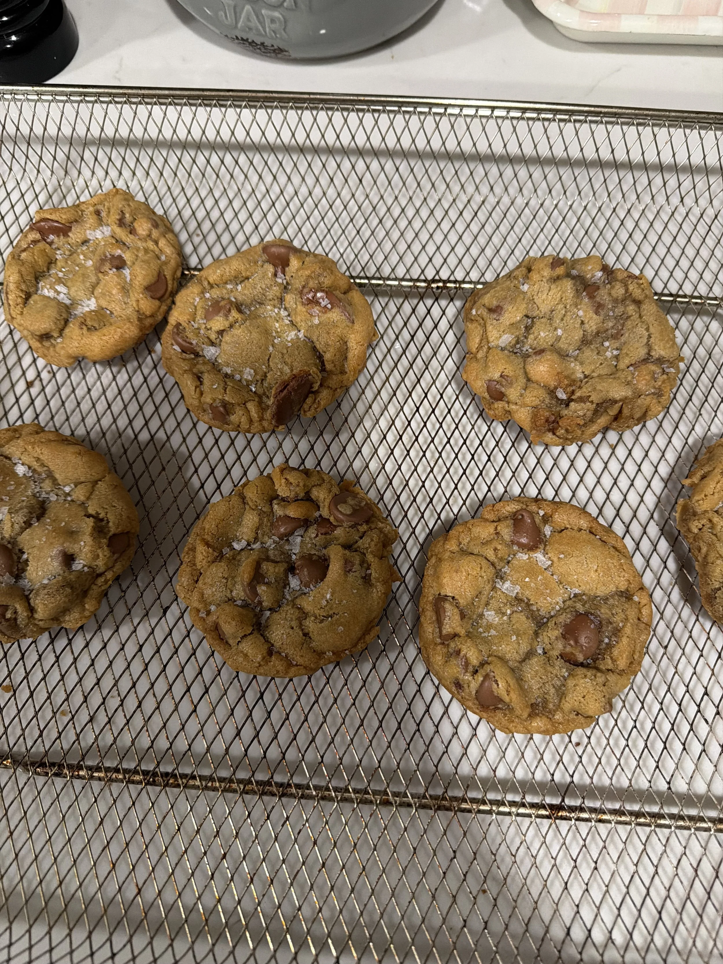 Salted Chocolate Chip Cookies