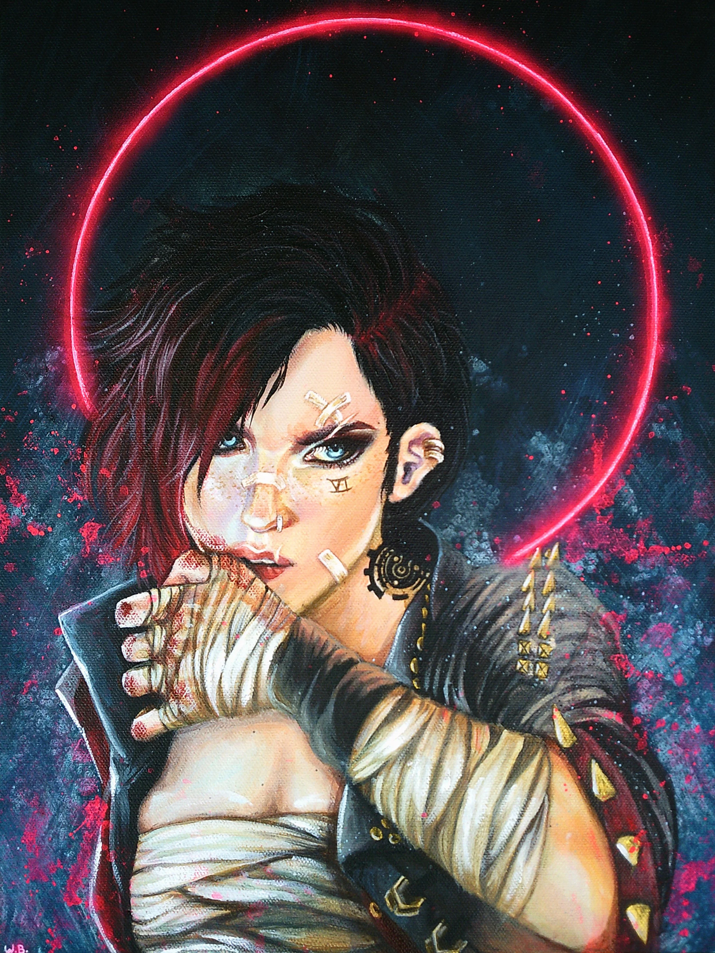 VI 12x16 Acrylic on Canvas 2025