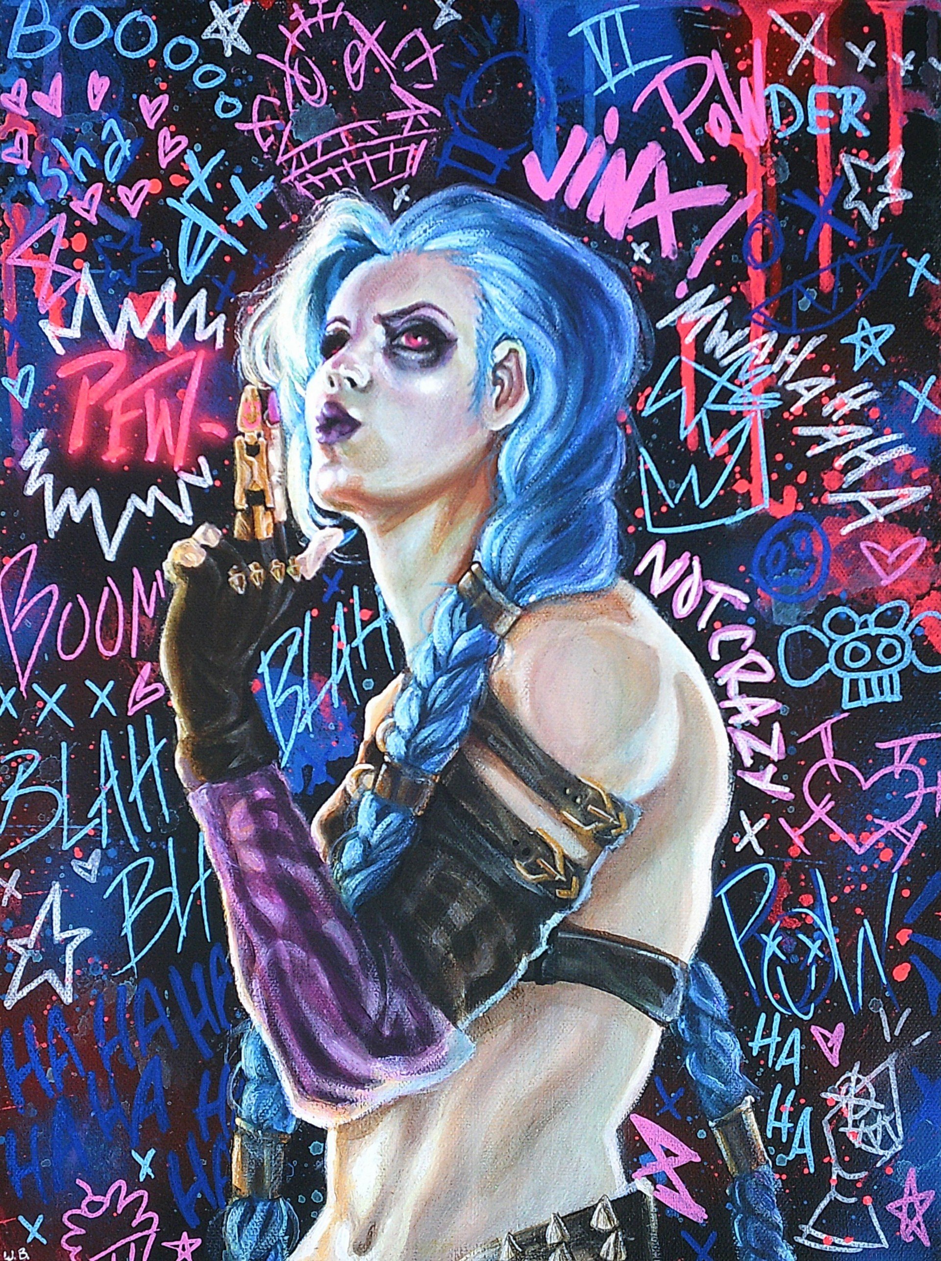Jinx 12x16 Acrylic on Canvas 2025