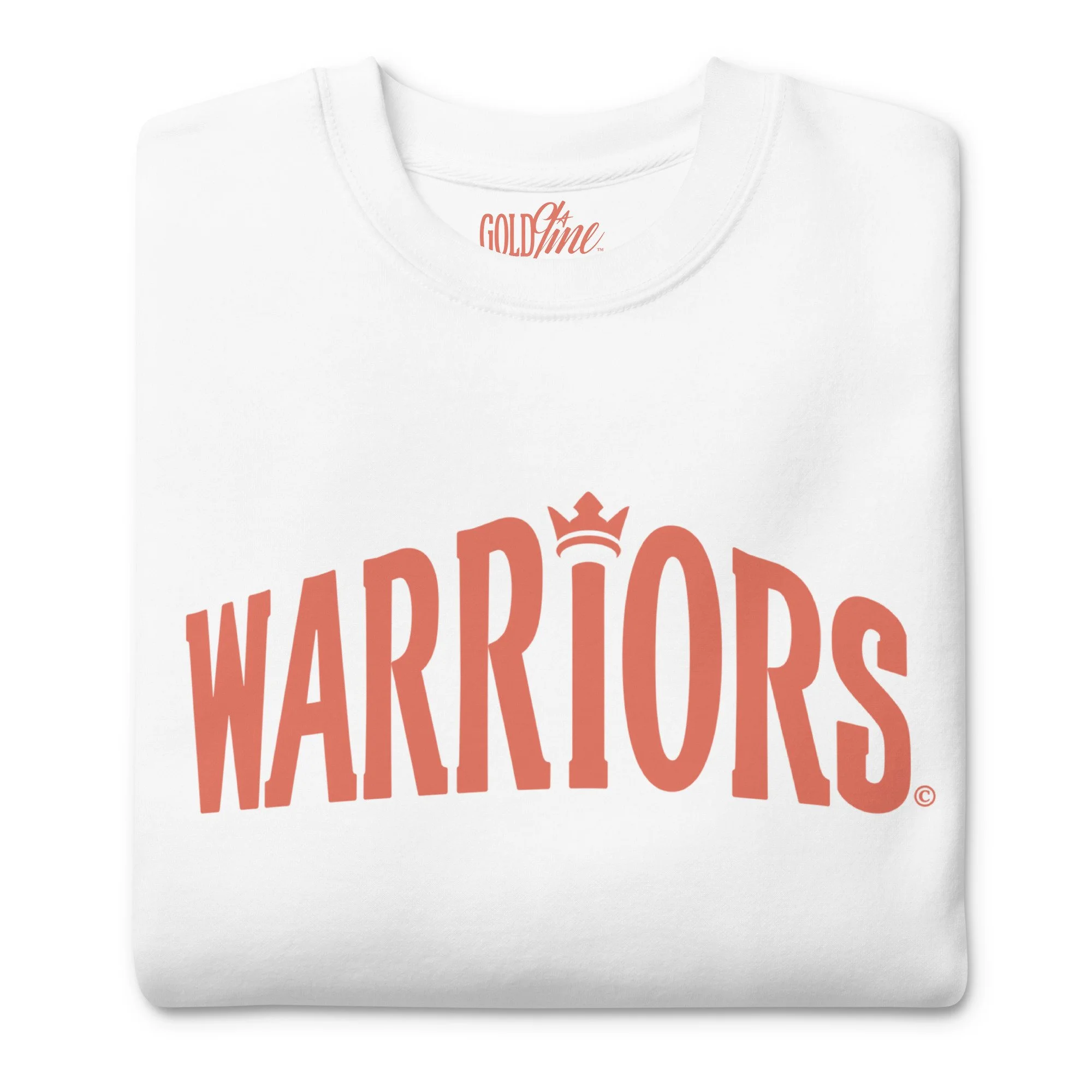Warriors rose-on-white print sweatshirt (women's)