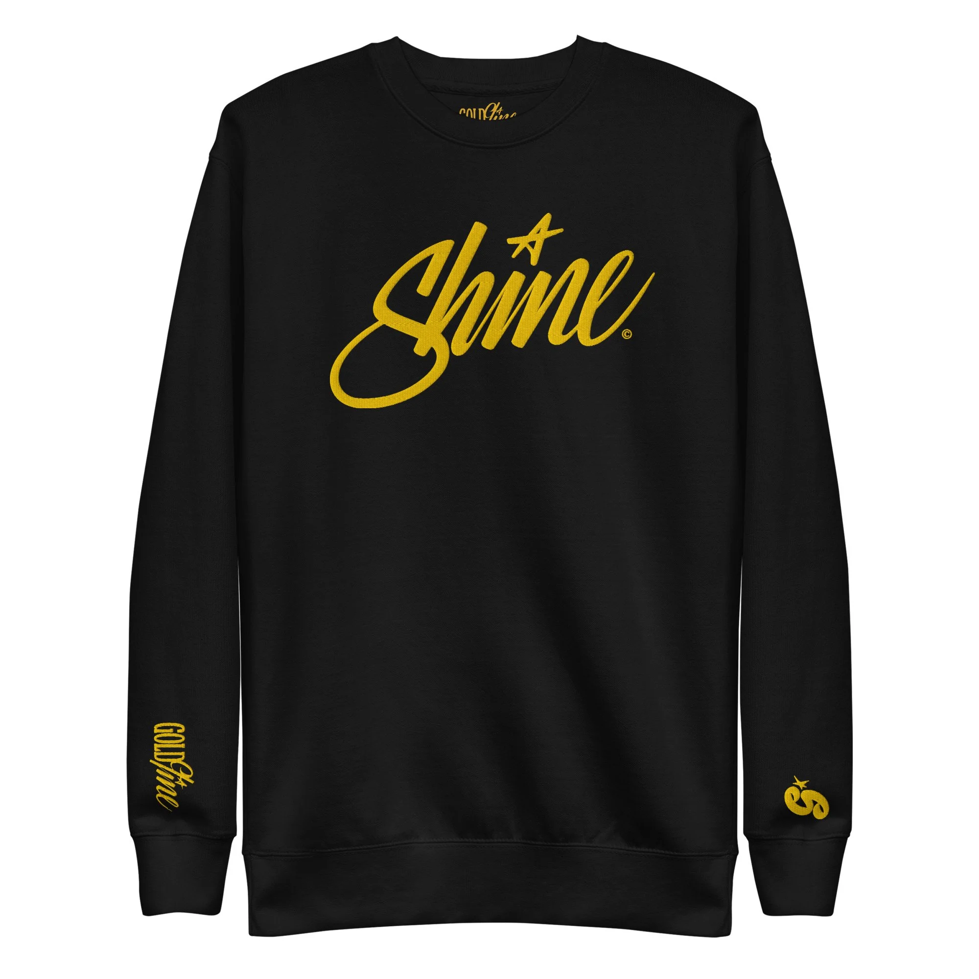 Grand Shine Gold embroidered sweatshirt