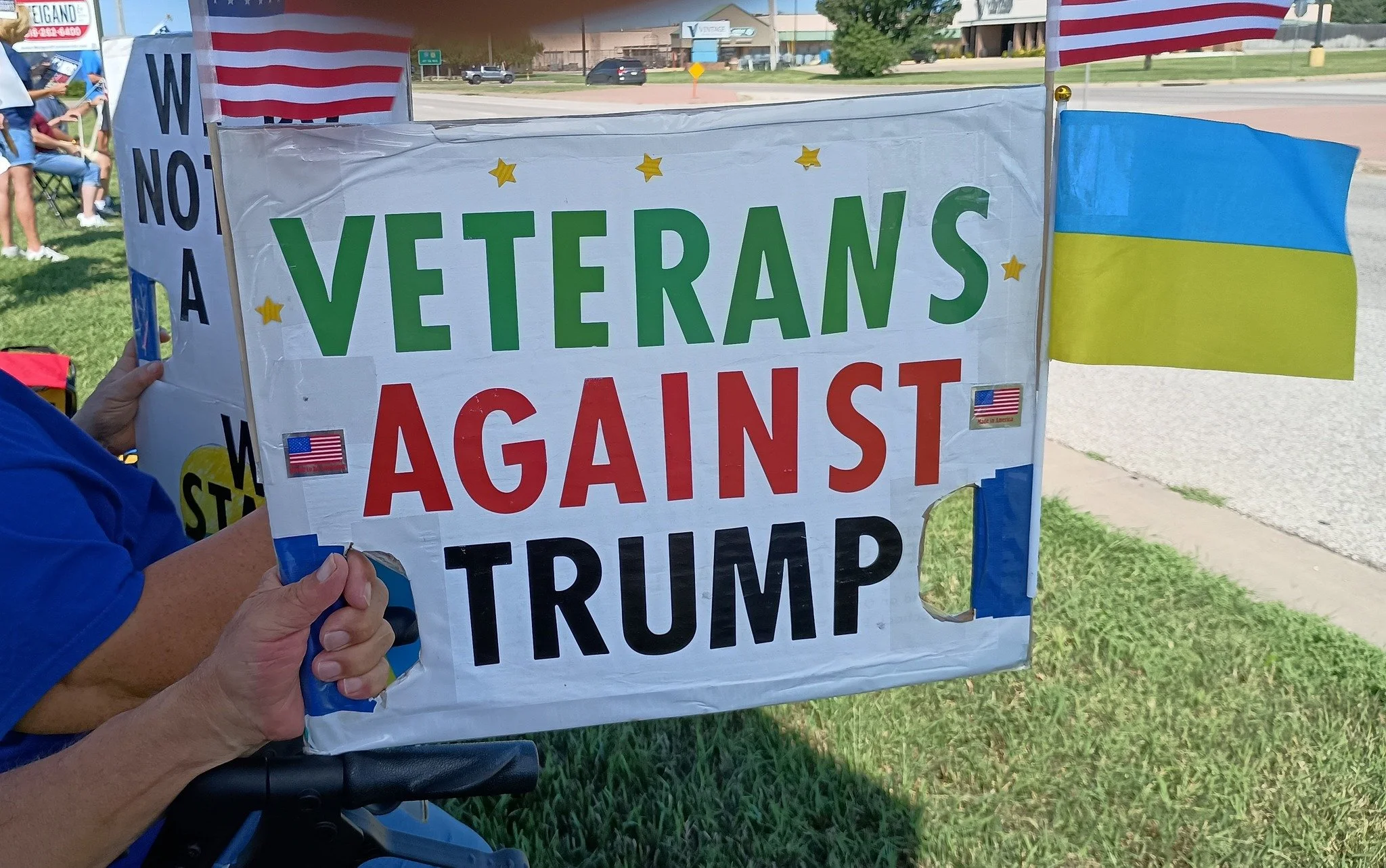 protest sign saying veterans against trump as posted to butler county democrats private page aug 2025 by local volunteer.jpg