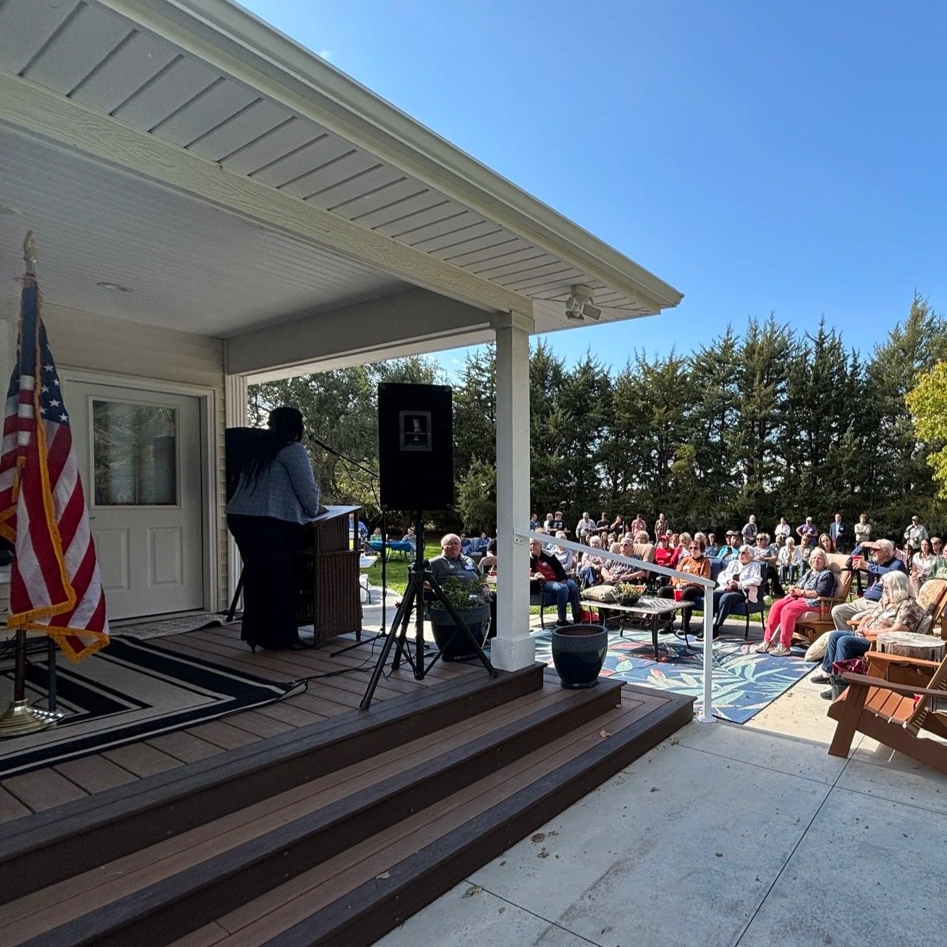 Sunny and Engaged - Hays Democracy Fest