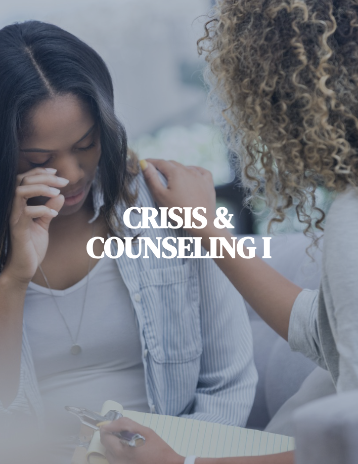 CRISIS & COUNSELING I — 3 cr.