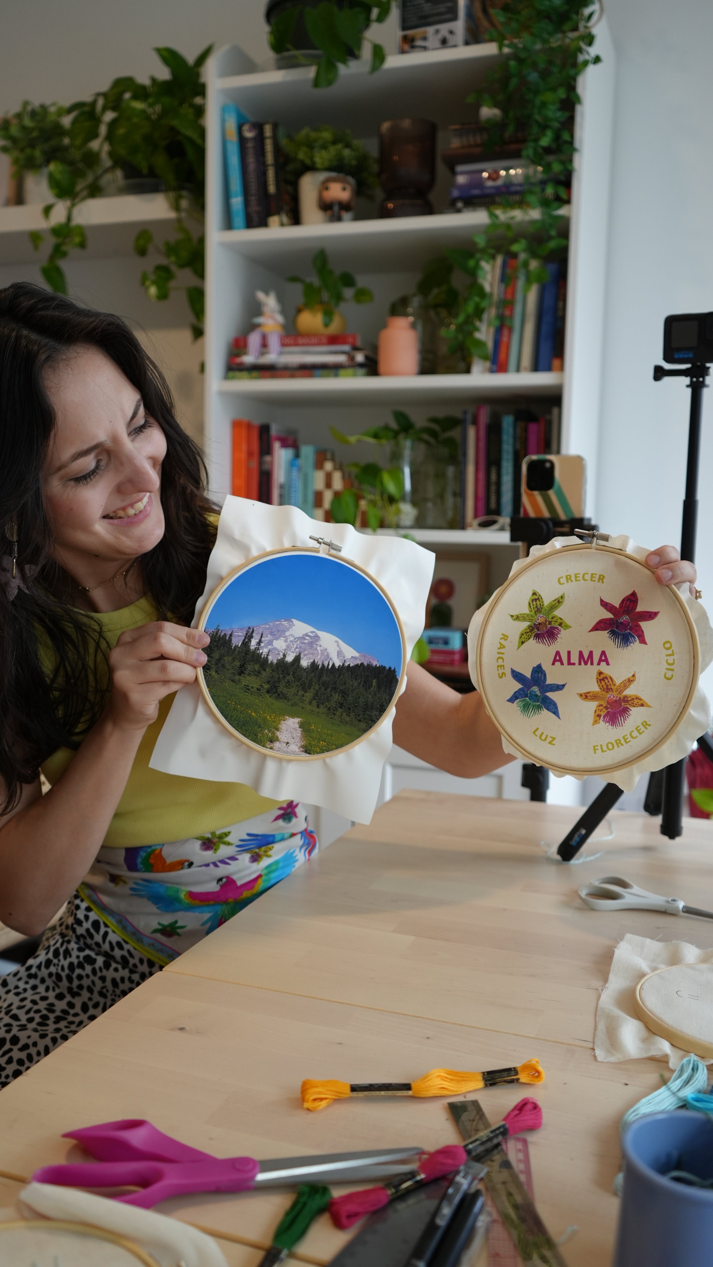 Embroidering Nature – A Creative Slow Art Workshop