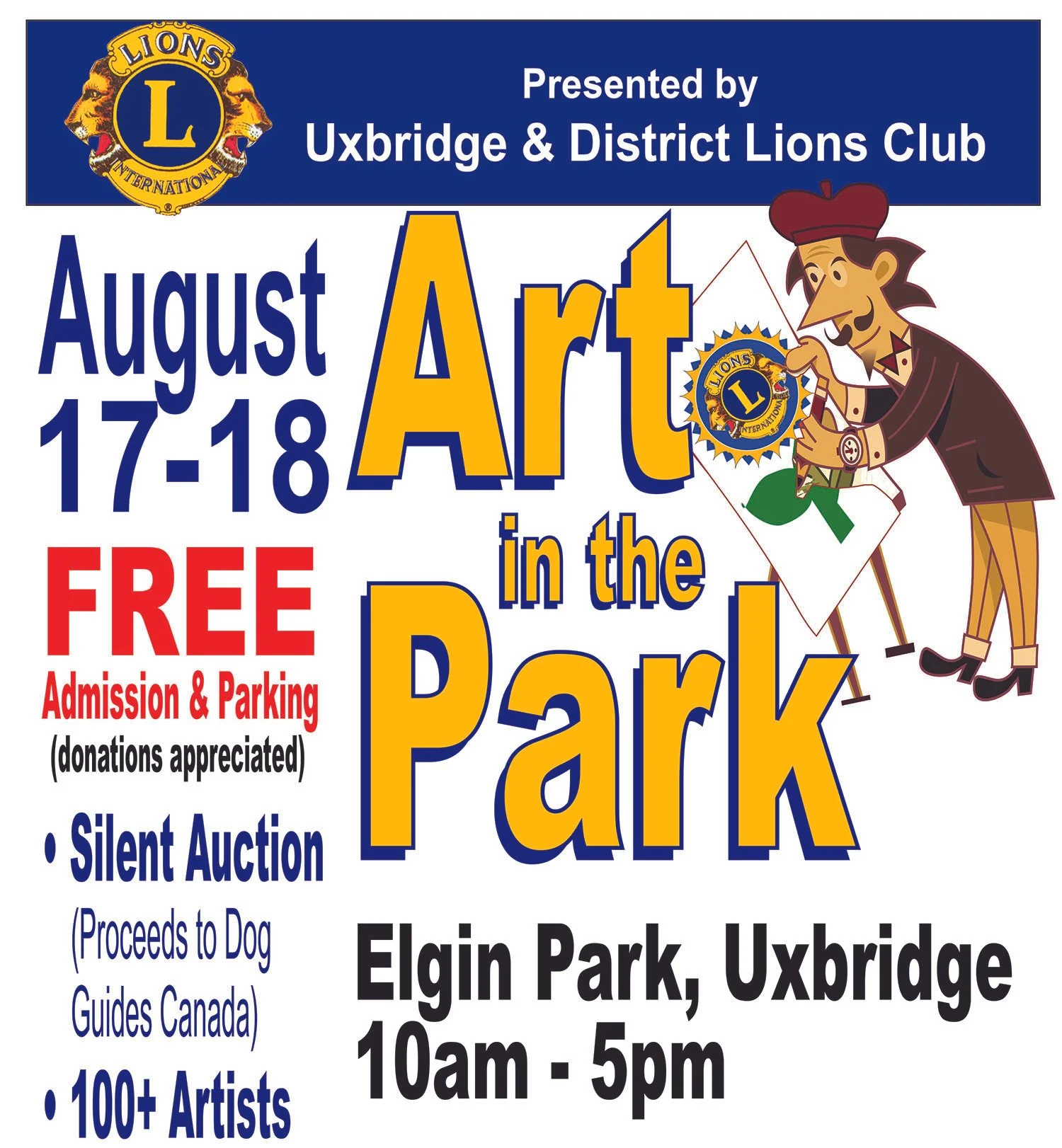 Art in the Park a success despite the rain