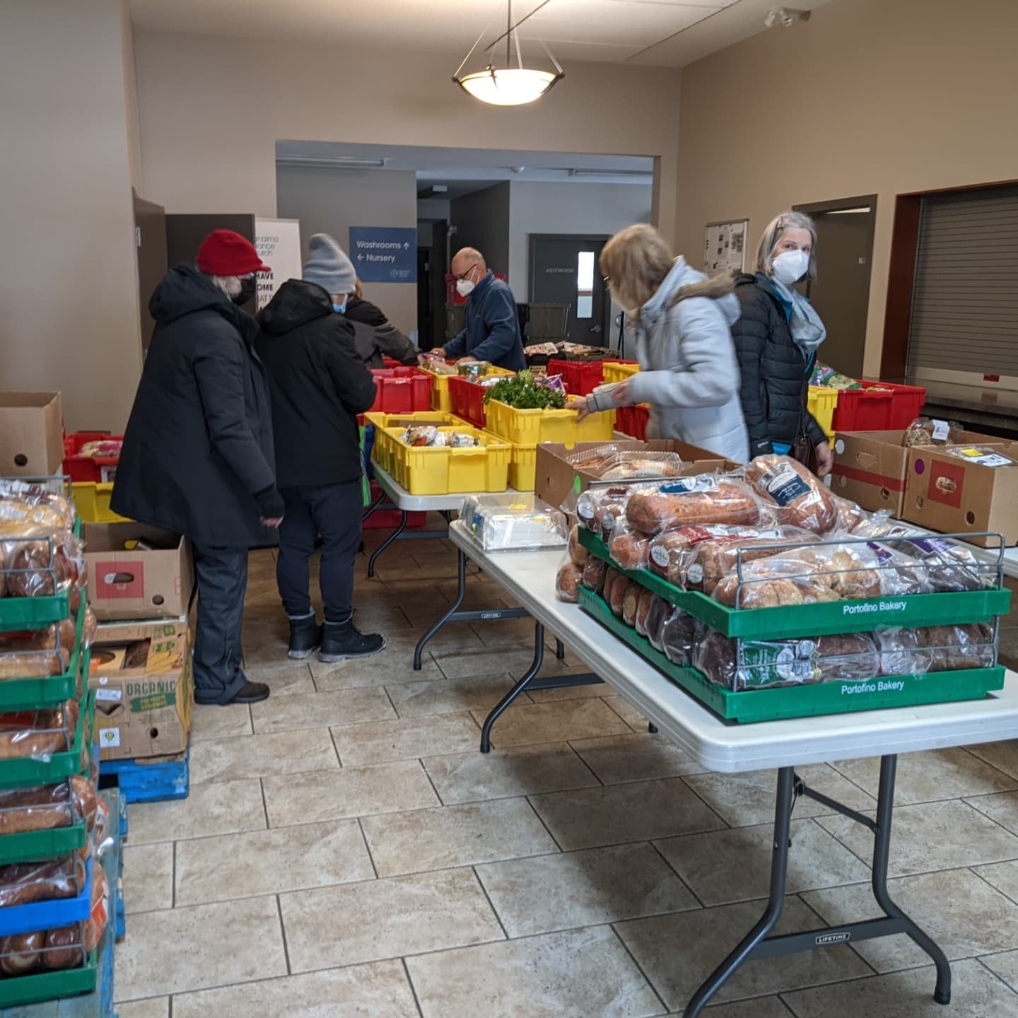 Local food bank use still increasing year by year