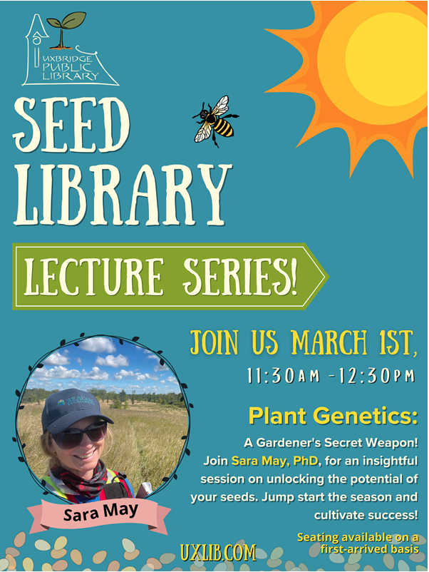 Seedy Saturday at the Uxbridge Library