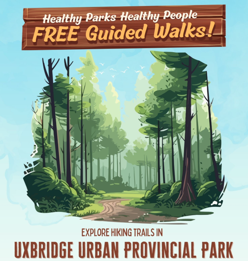 Urban provincial park offering guided walks for health
