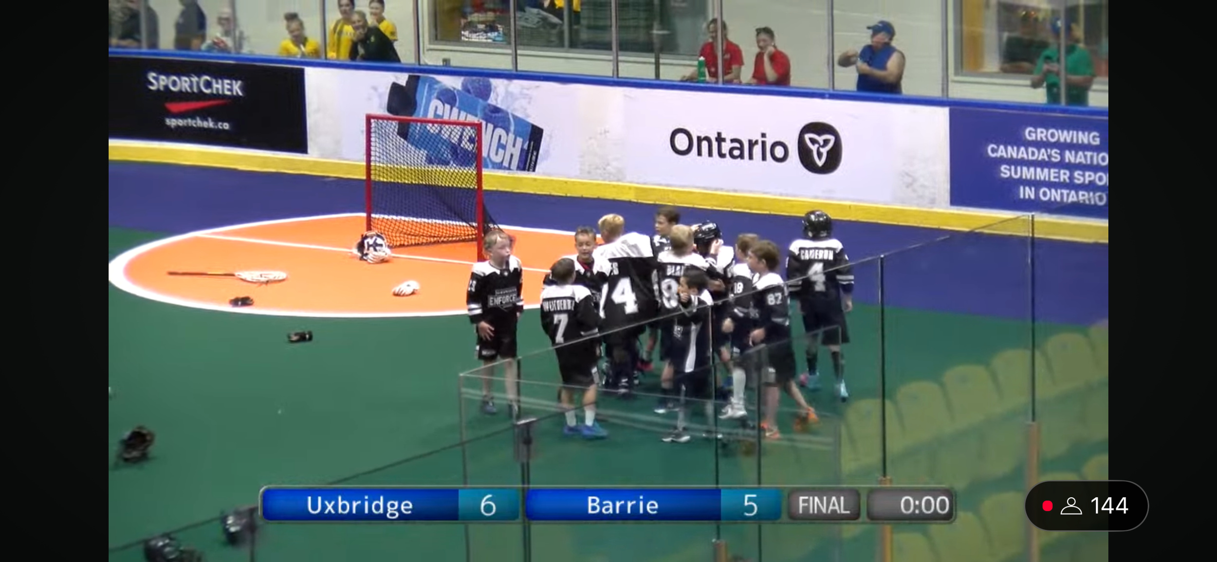 Uxbridge lacrosse 1st time provincial champs