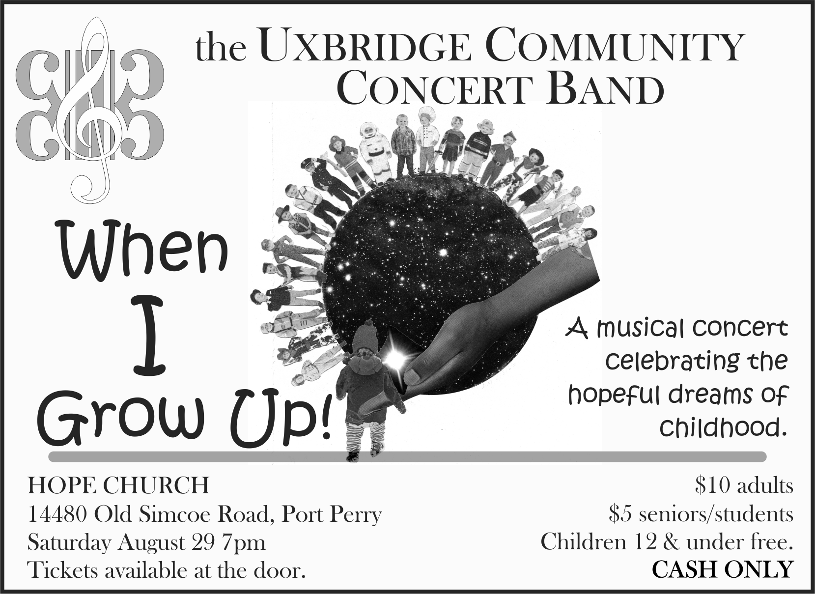Concert considers what you wanted to be before growing up