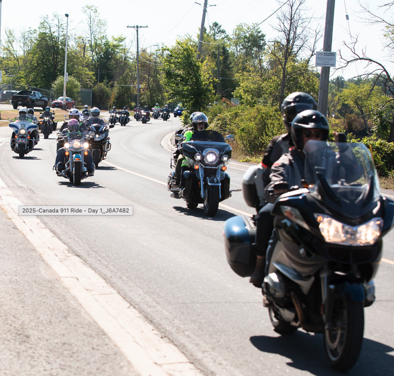 Canada 911 Ride makes a stop in Uxbridge during annual outing
