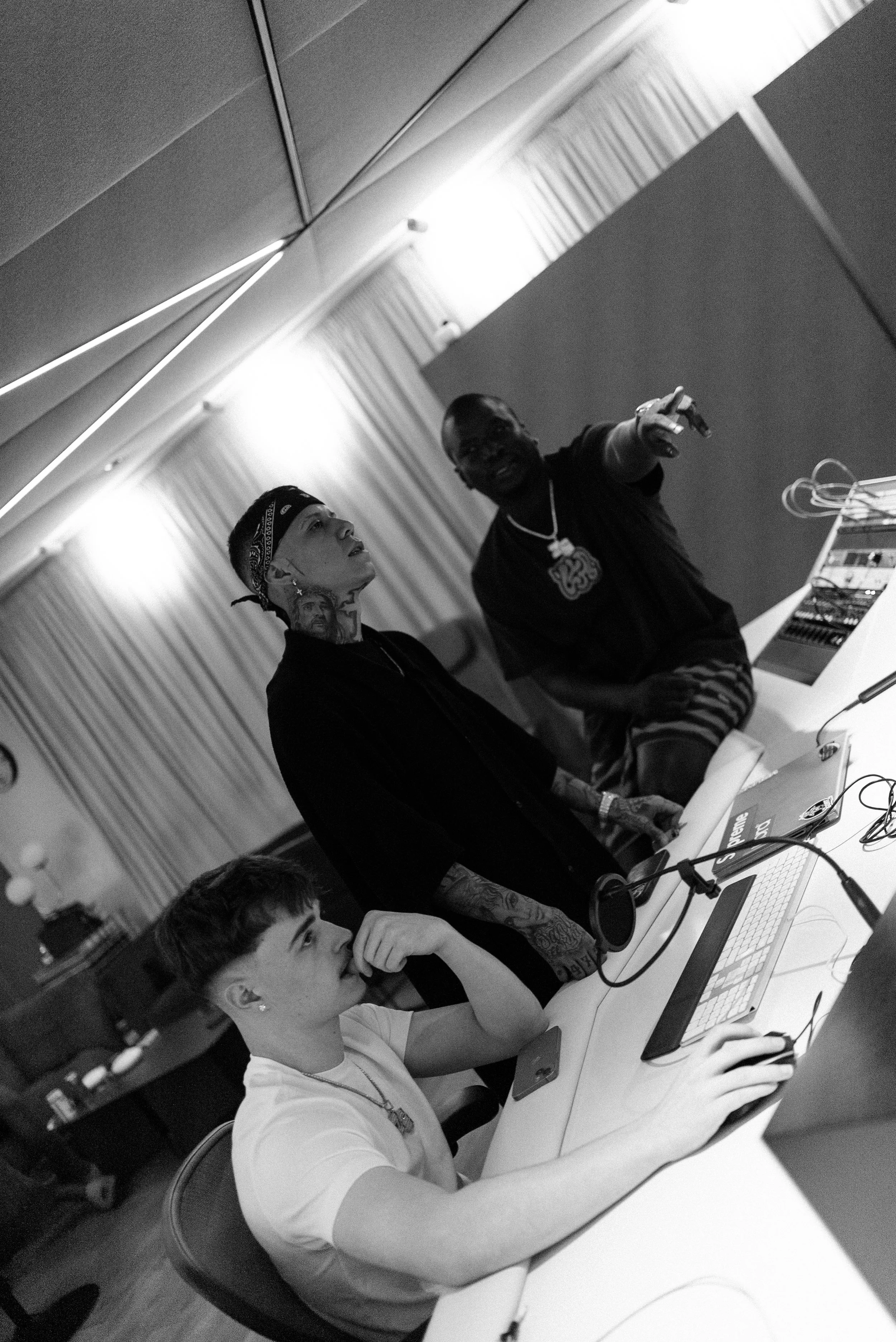 Recording studio session in Barcelona