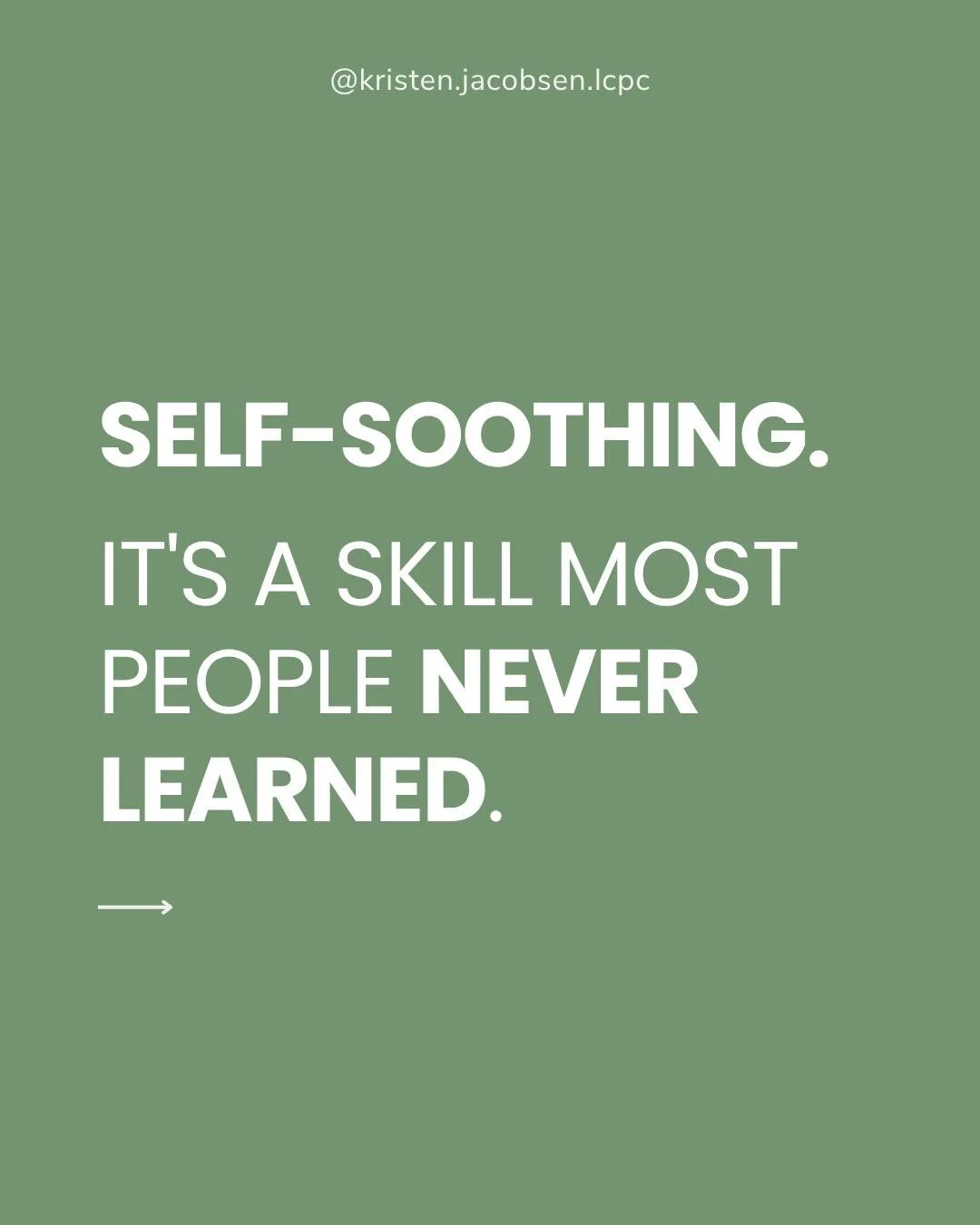 Most people confuse self-soothing with checking out.

Scrolling. Snacking. Zoning out in front of a screen.
And the worst part? It works...for awhile. Then the restlessness comes back, stronger.

Not because there's something wrong with you. But beca