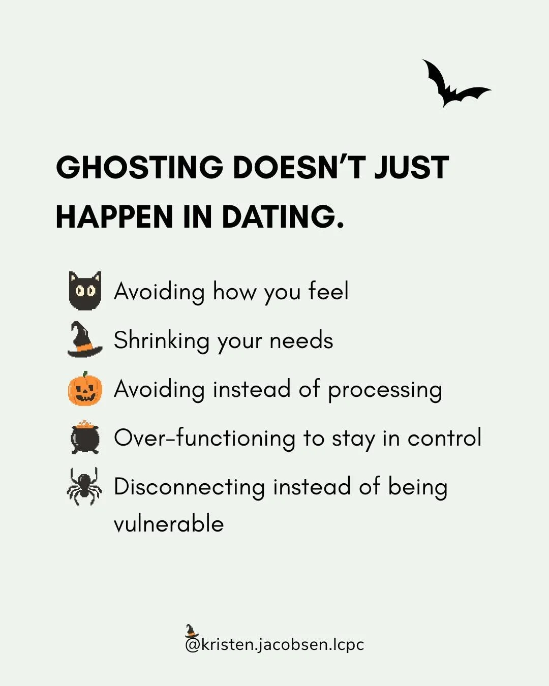 This one&rsquo;s not about candy or costumes.
It&rsquo;s about the way we abandon our own needs, without even realizing it.

Avoiding the hard feelings.
Filling your time so you don&rsquo;t have to feel.
Saying &ldquo;I&rsquo;m fine&rdquo; when you&r
