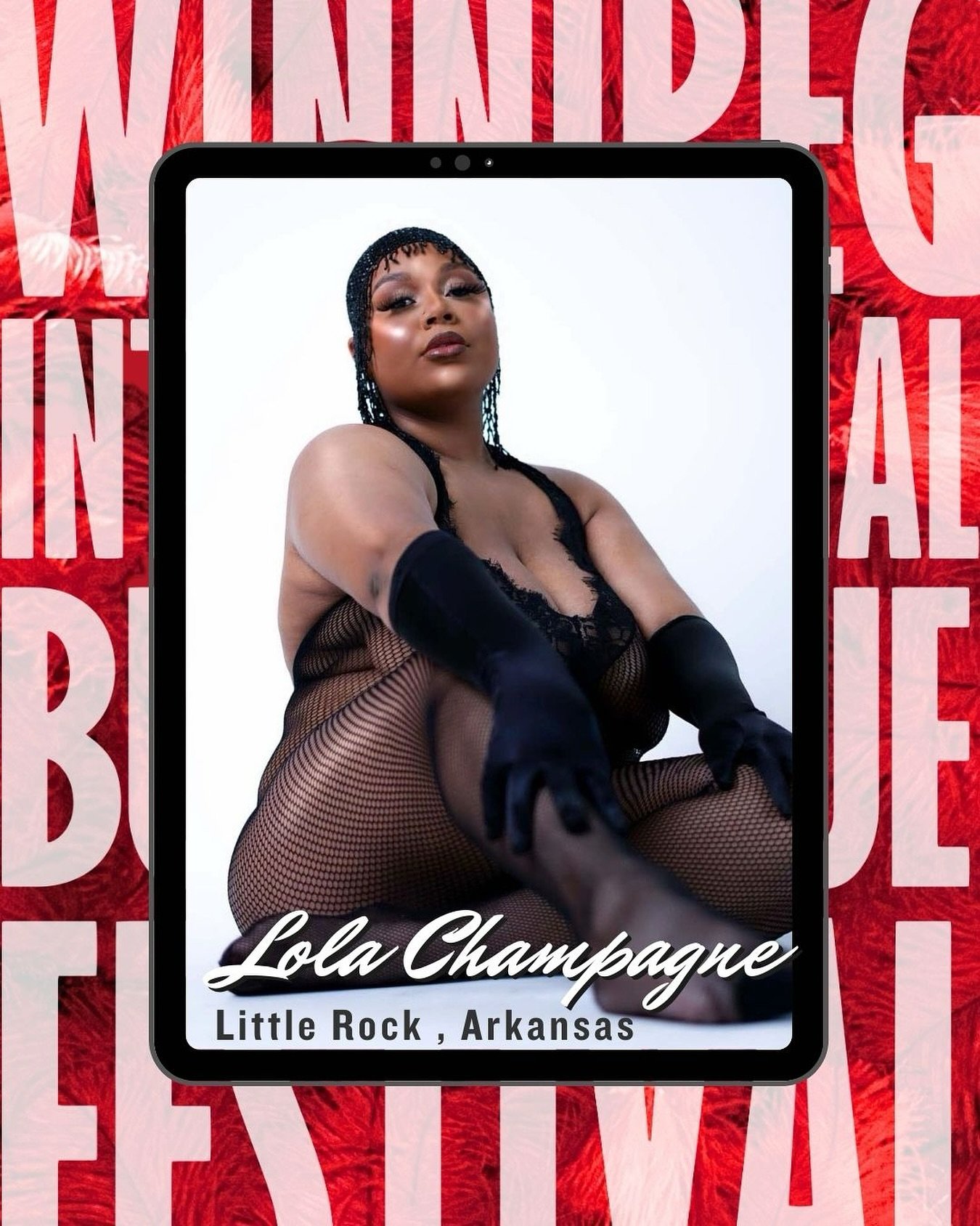 LOLA CHAMPAGNE- Two-time Miss Congeniality award winner and proudly coined “The Dom Pérignon of the South,” this full-bodied babe hails from Little Rock, Arkansas. Known for her sultry slow burns and an undeniable stage presence, s