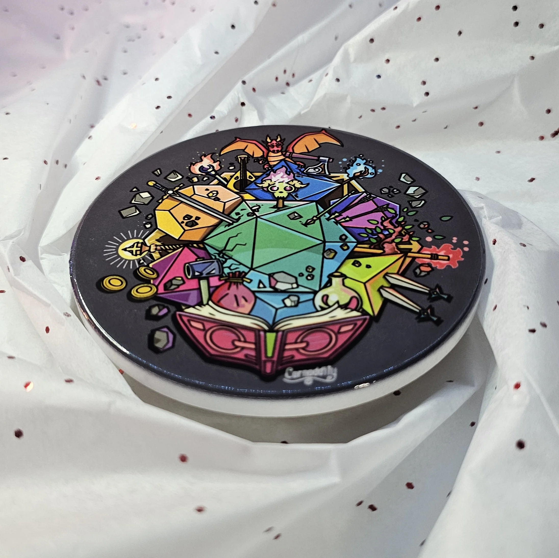 Dnd Dice attack Coasters