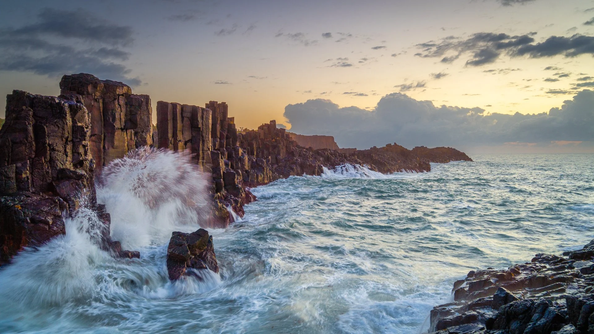 Donald Owers, Dawn Storm Bombo Beach,.jpg