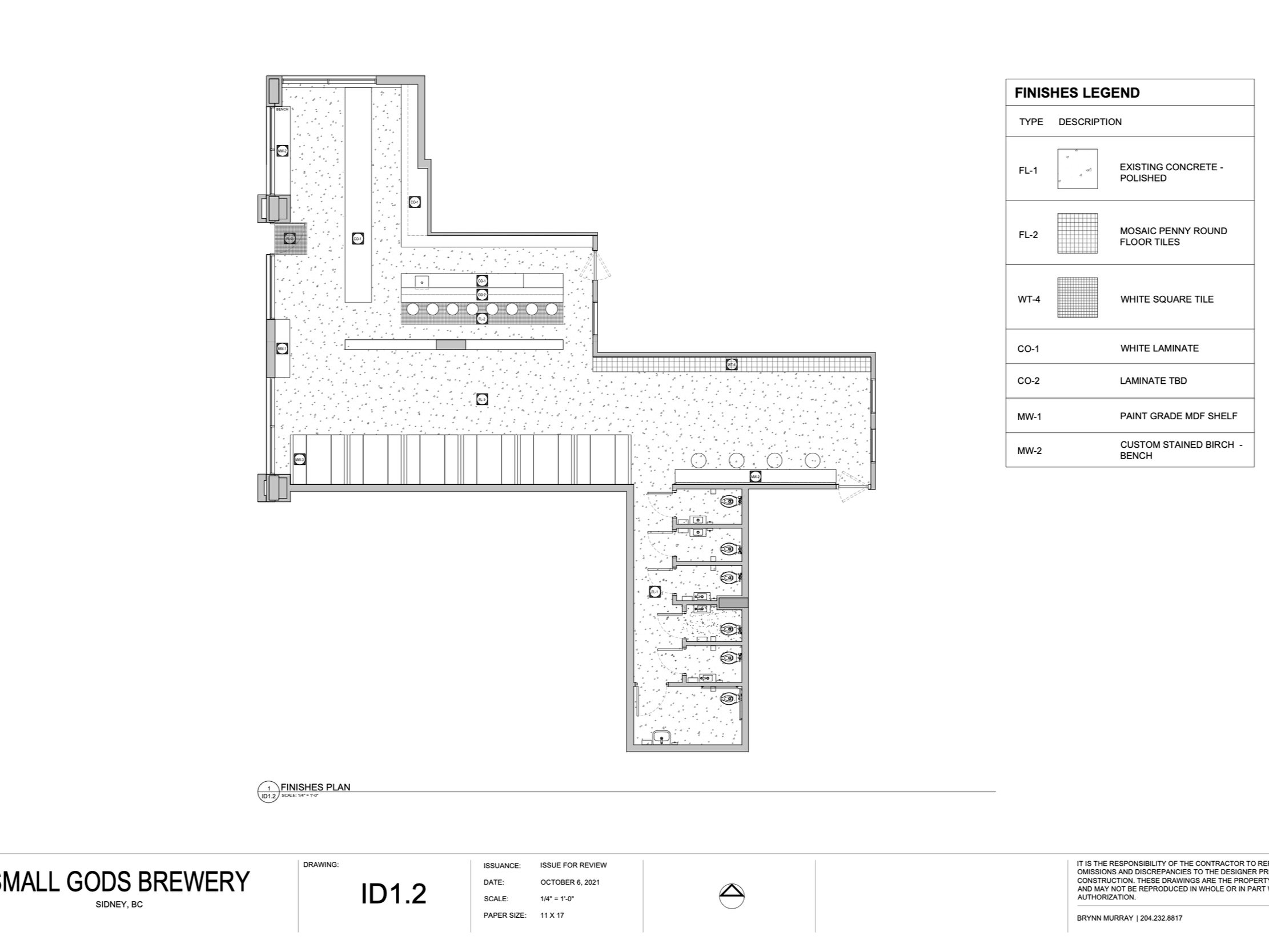 Finishes Plan