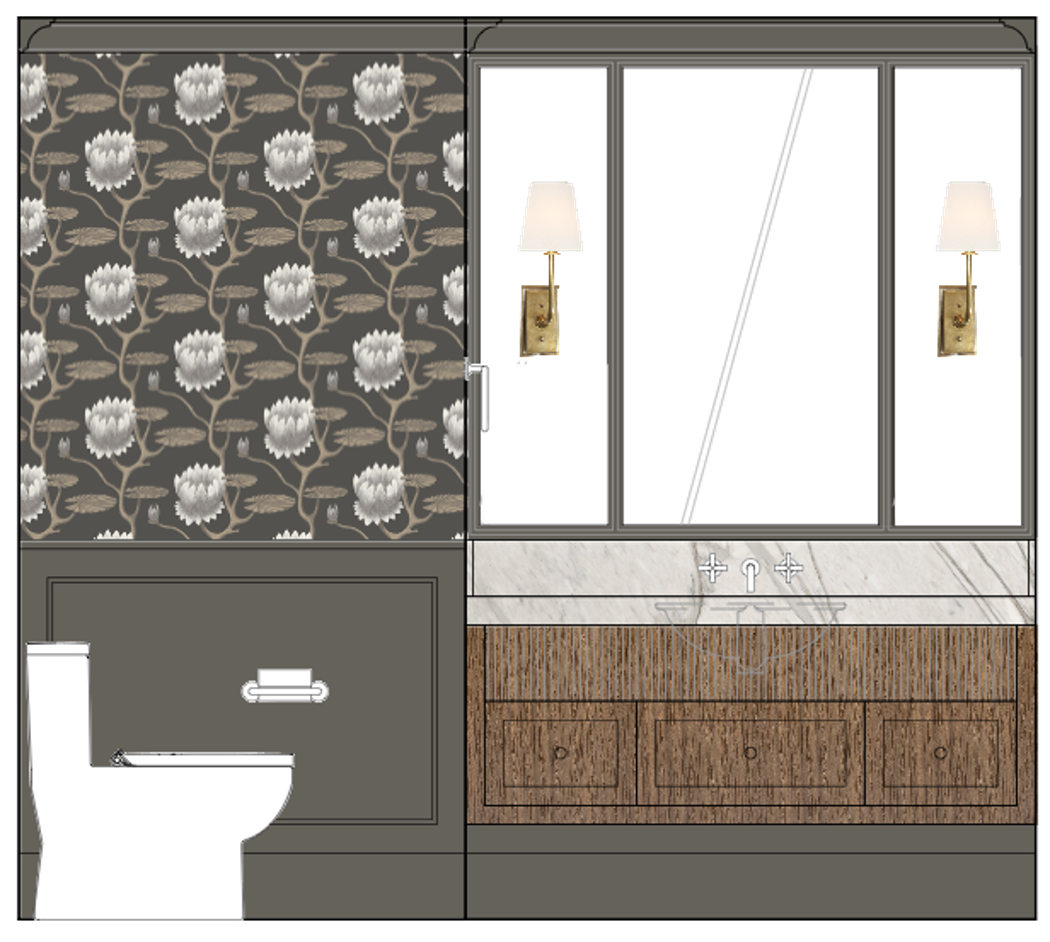Powder Bath 2D Render