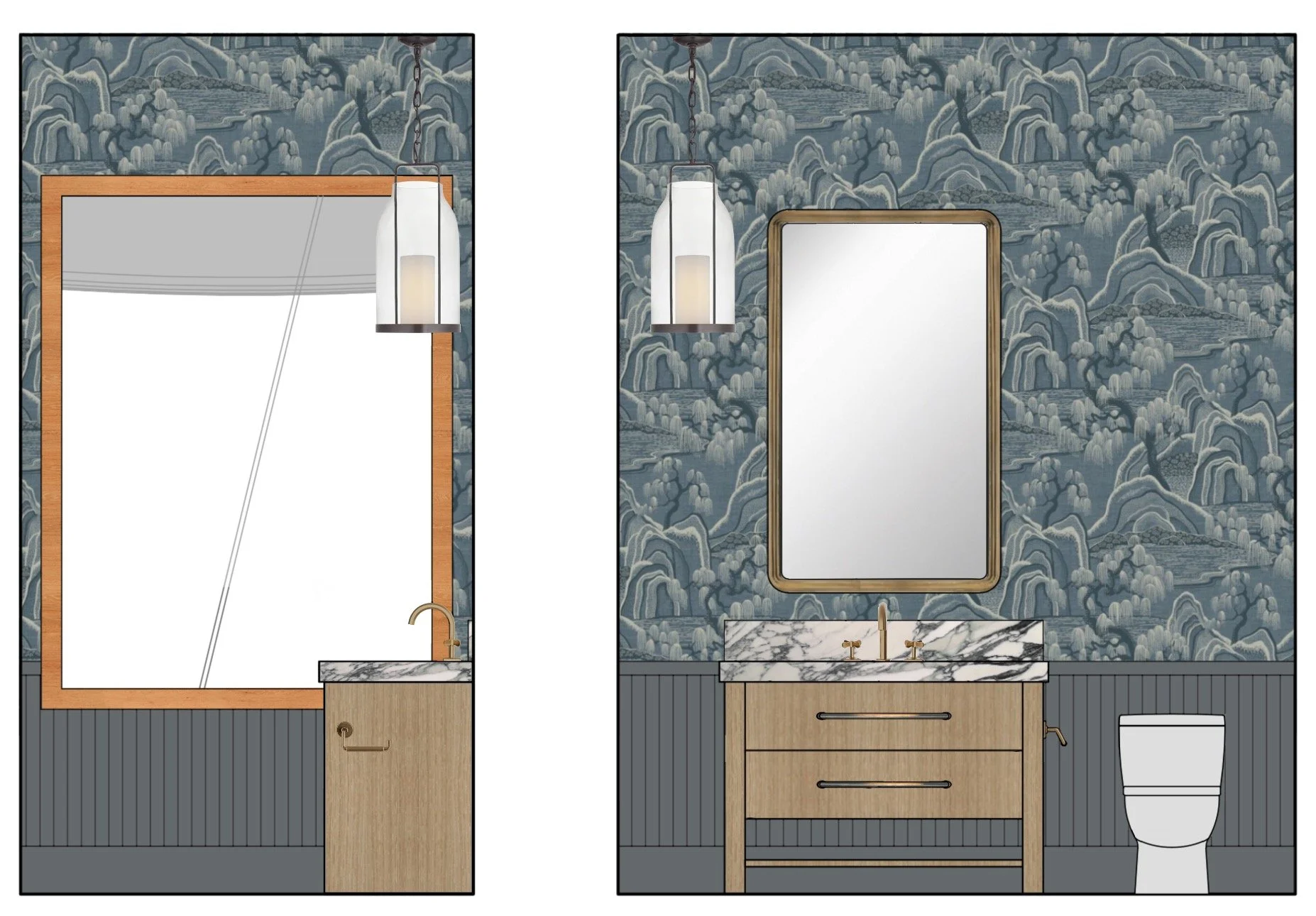 Powder Bath 2D Render 