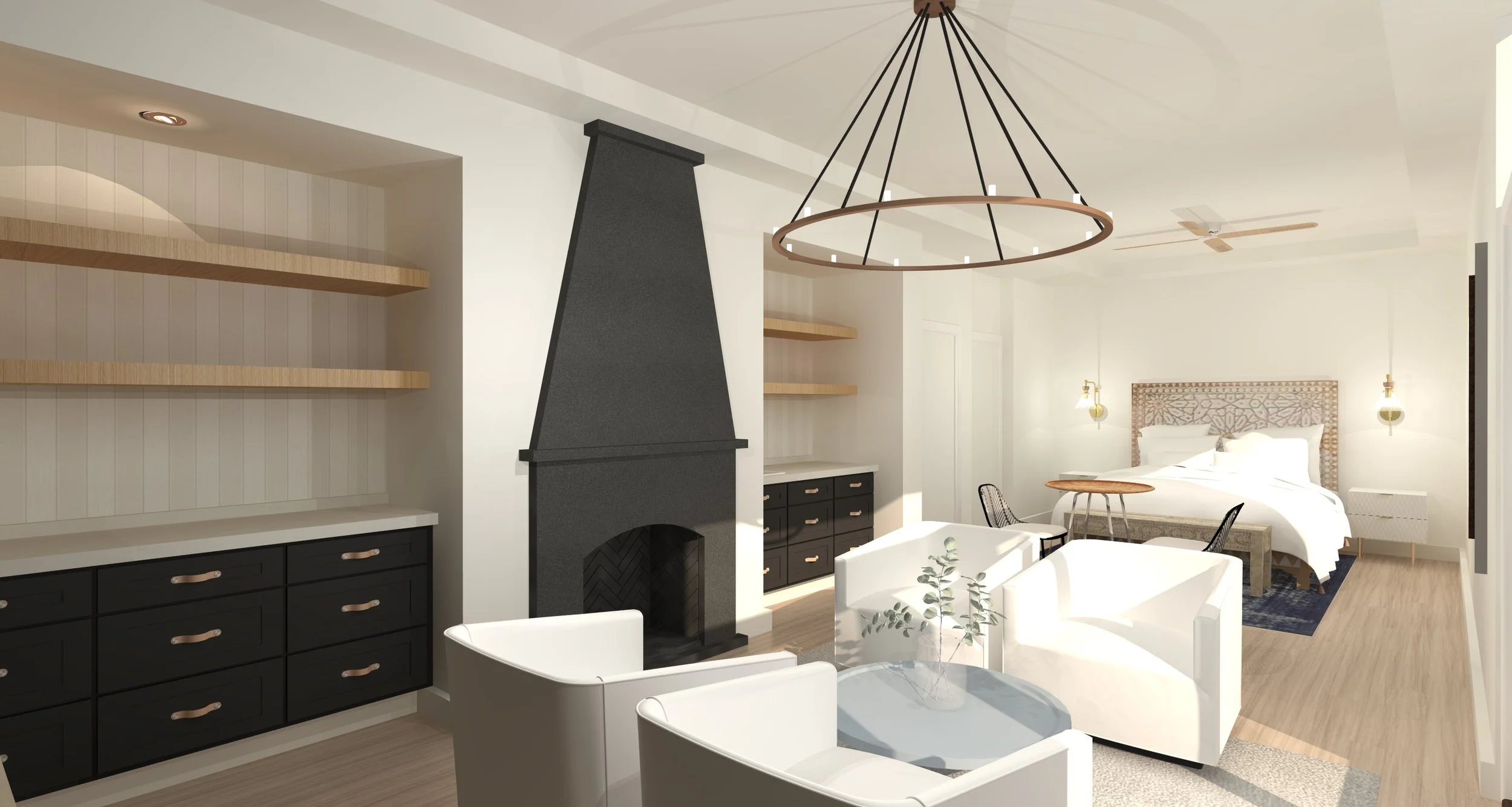 Casita Fireplace - Option 2